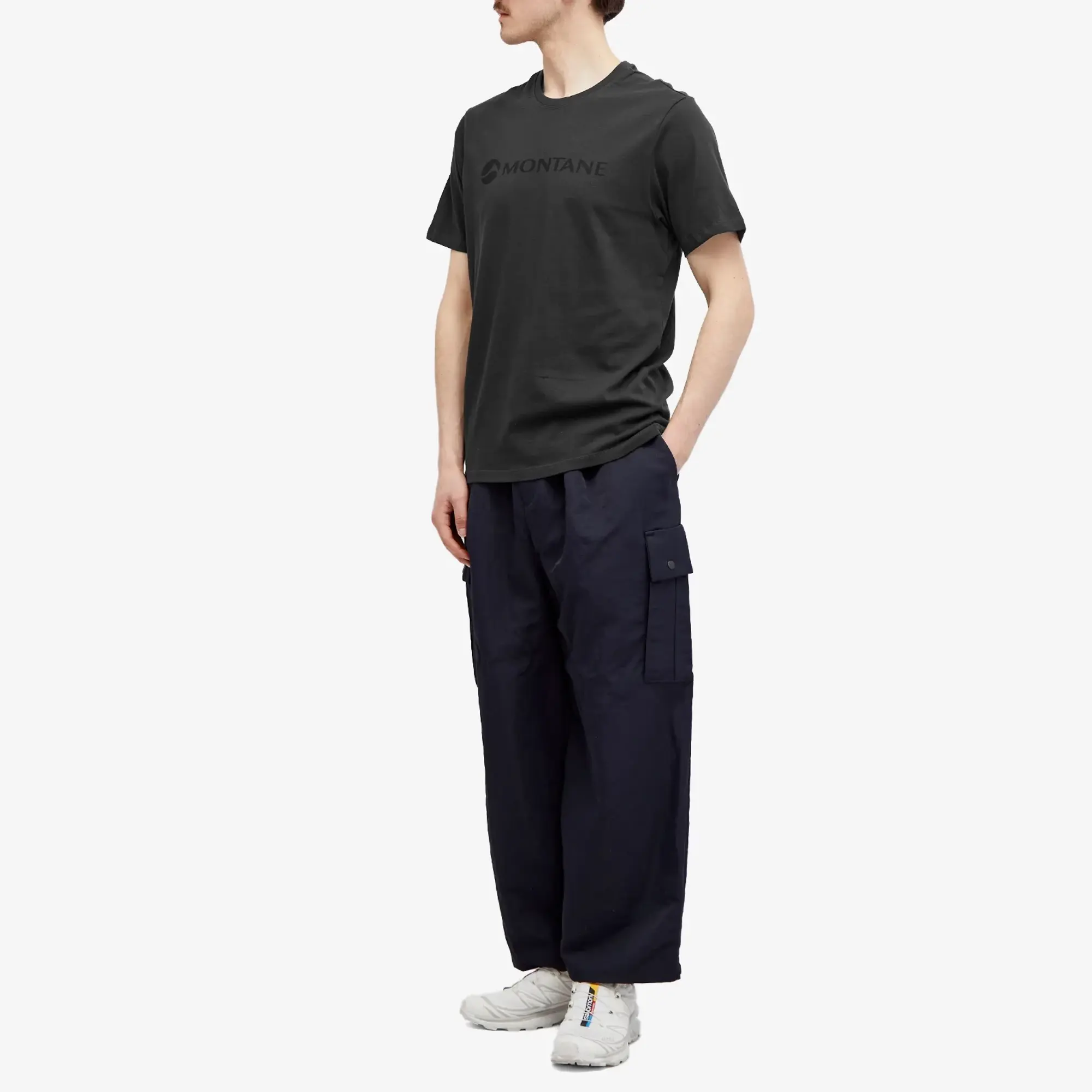 Montane Men's Mono Logo T-Shirt Midnight Grey