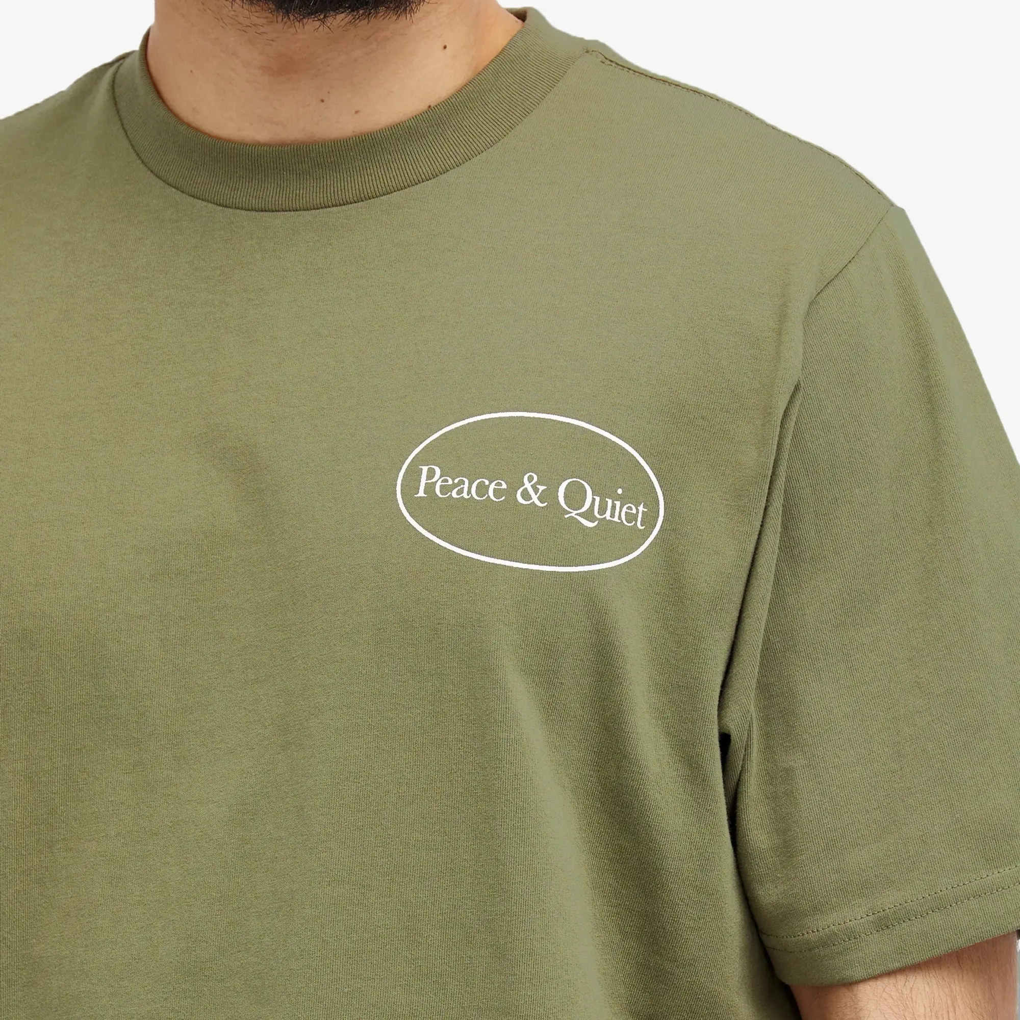 Museum of Peace and Quiet Men's Museum Hours T-Shirt Olive