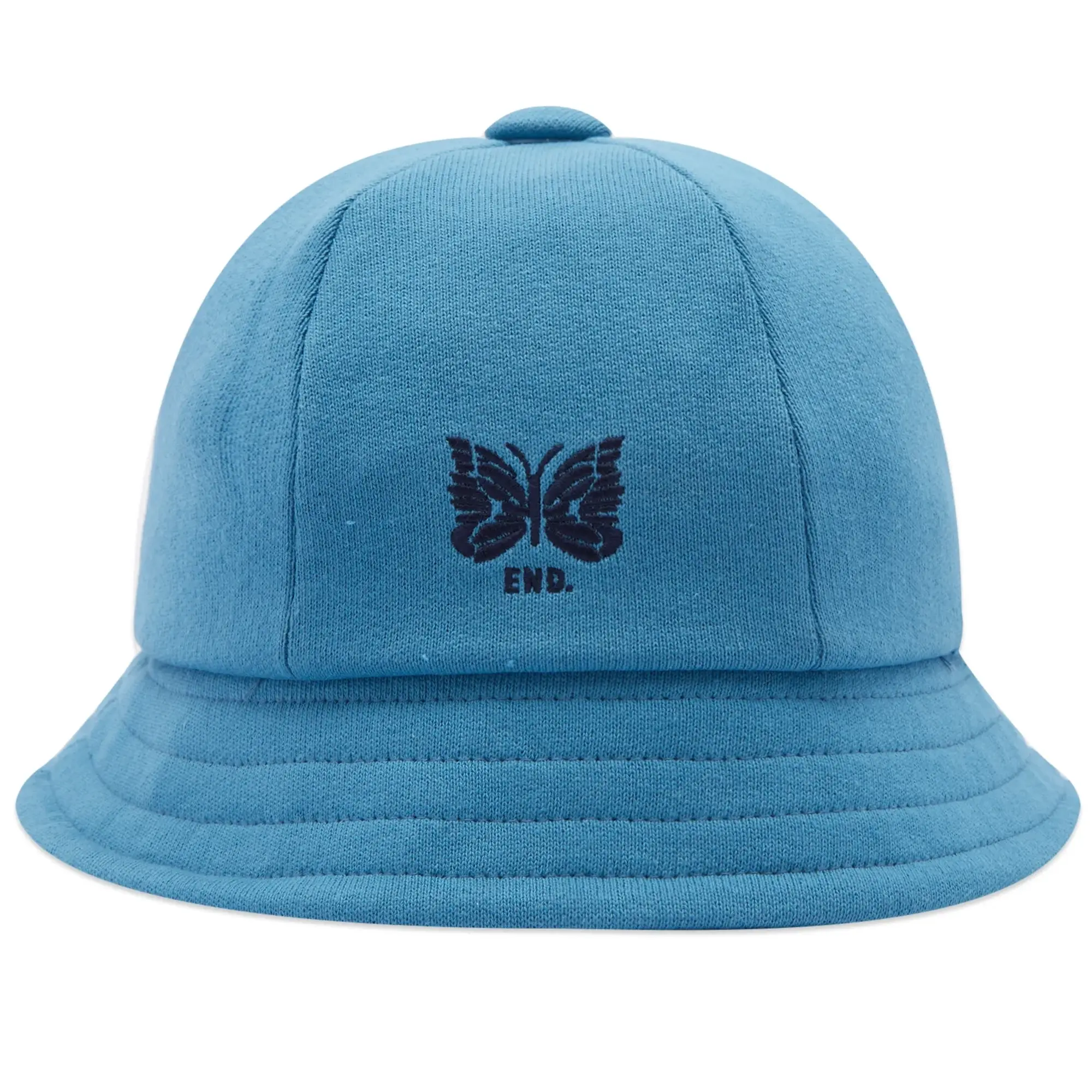 END. x Needles Men's 'Indigo Wash' Bucket Hat