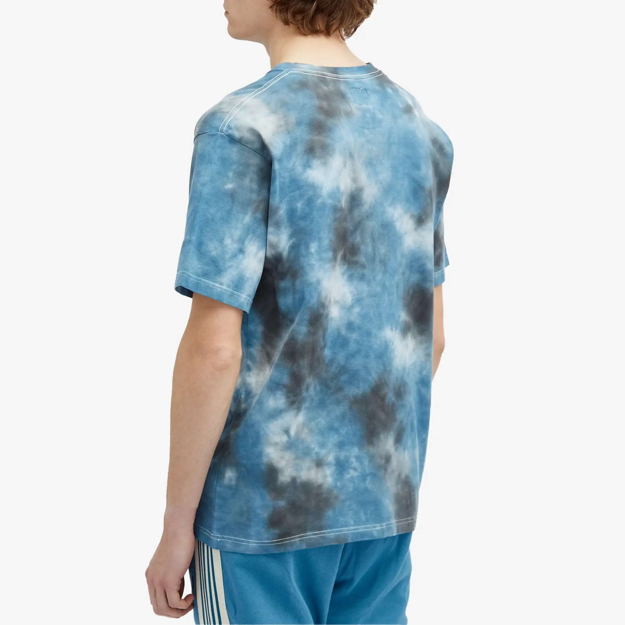 END. x Needles Men's 'Indigo Wash' Inline T-Shirt