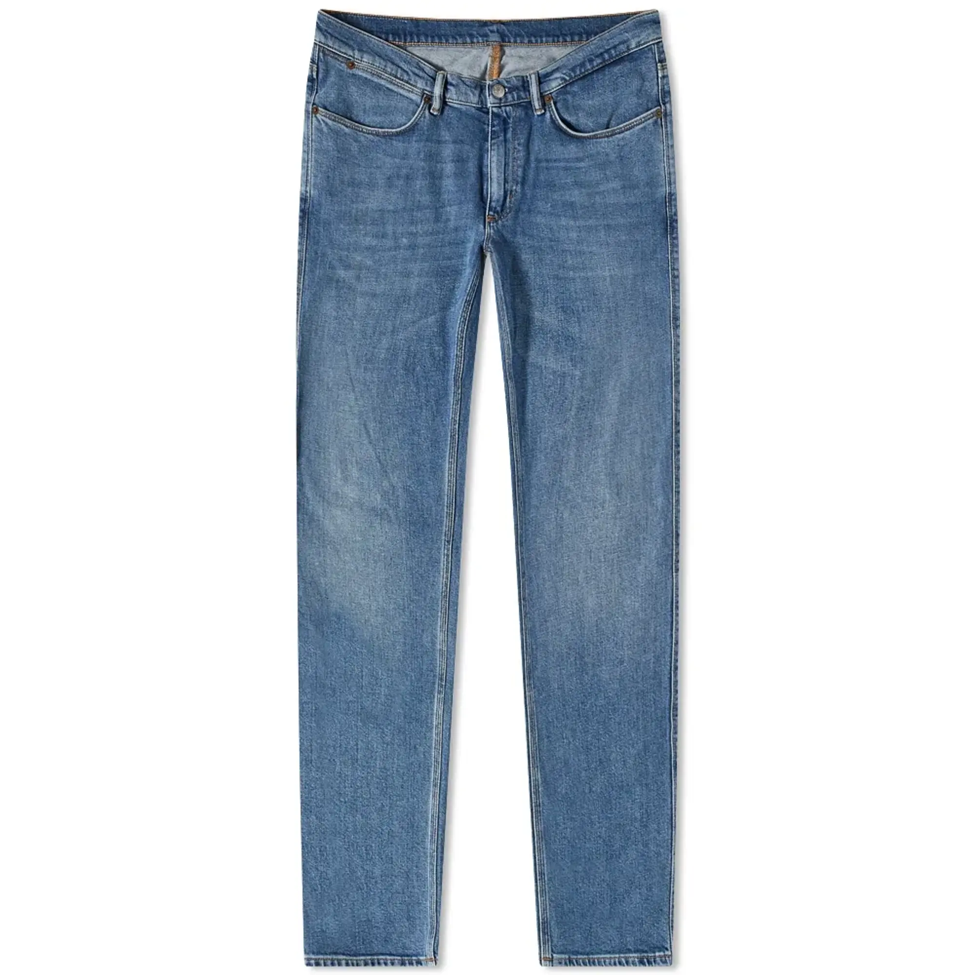 Acne Studios Men's Max Slim Fit Jean Mid Blue