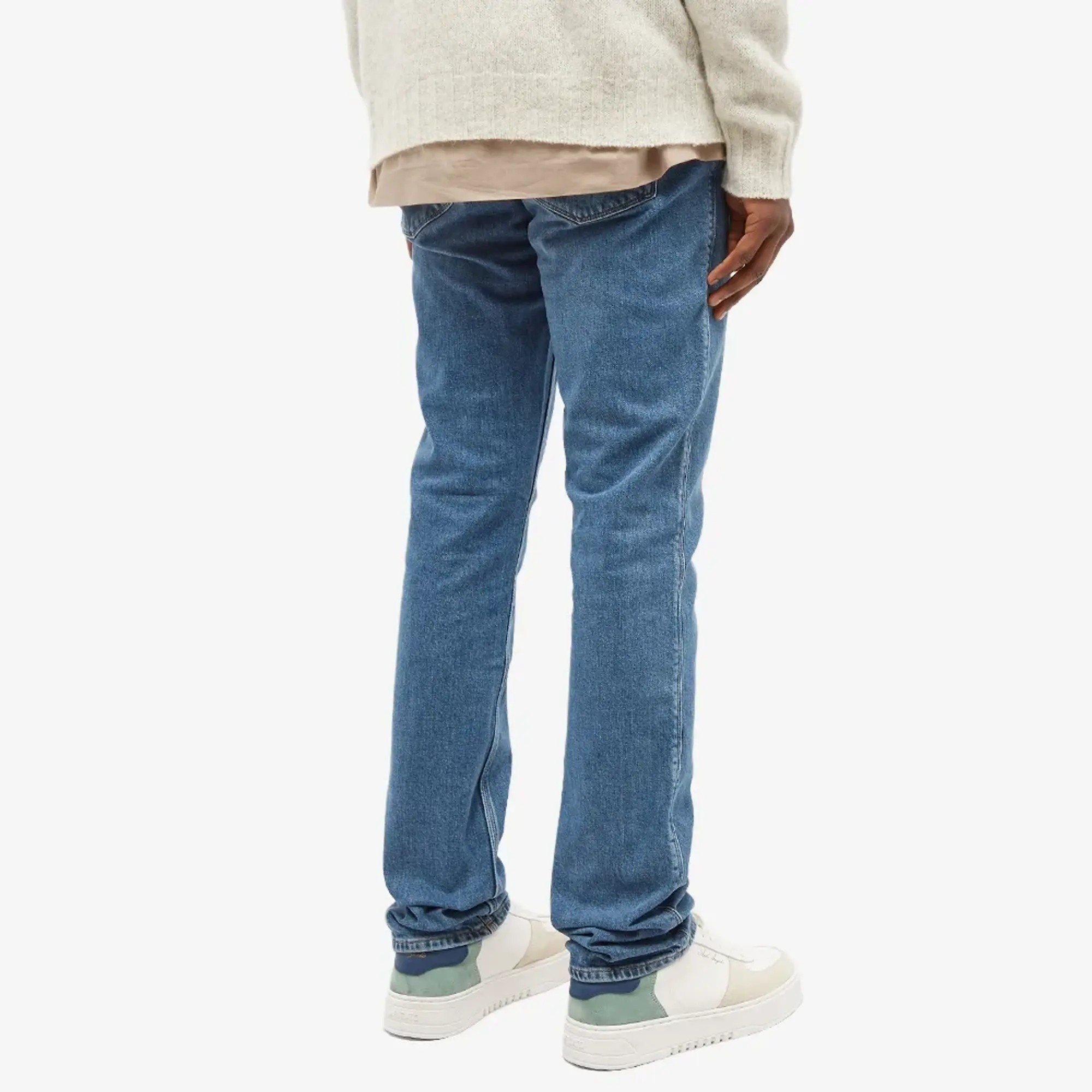 Acne Studios Men's Max Slim Fit Jean Mid Blue