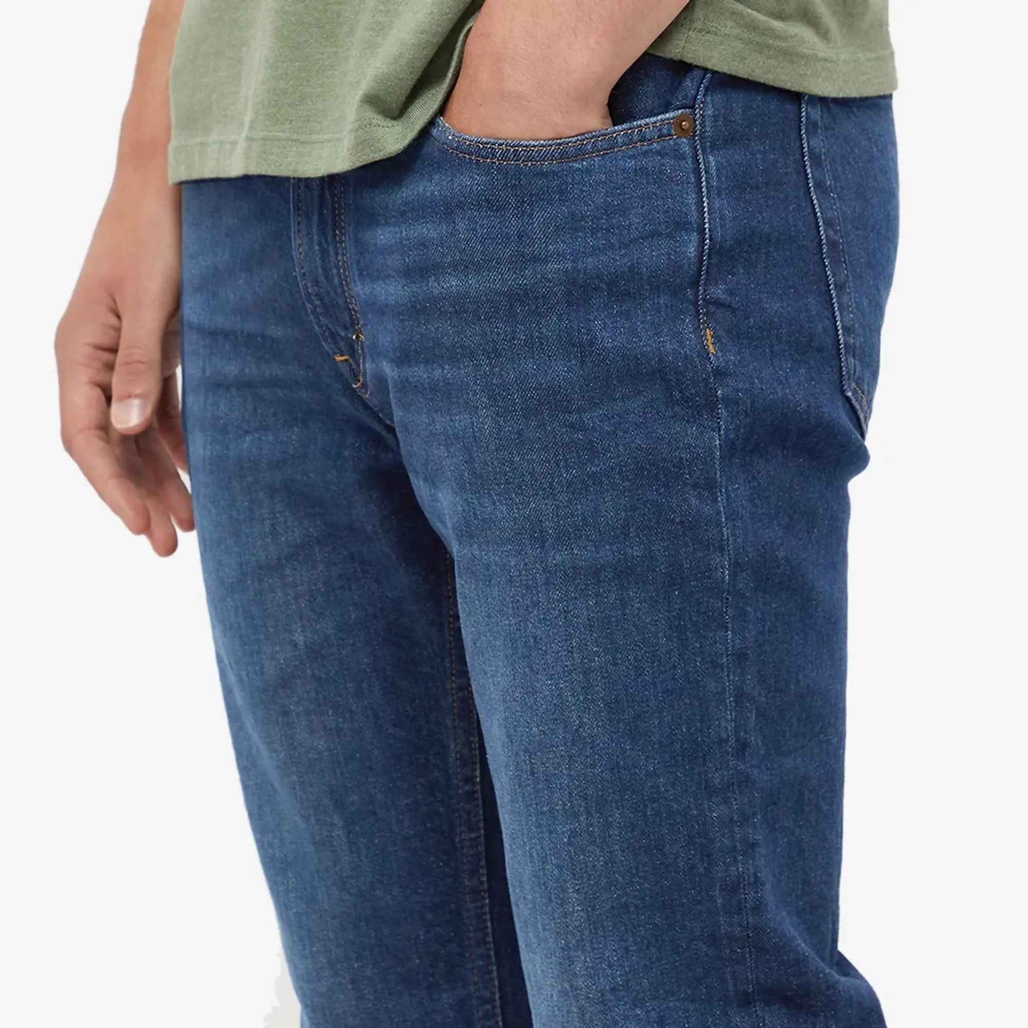 Acne Studios Men's North Skinny Fit Jean Dark Blue