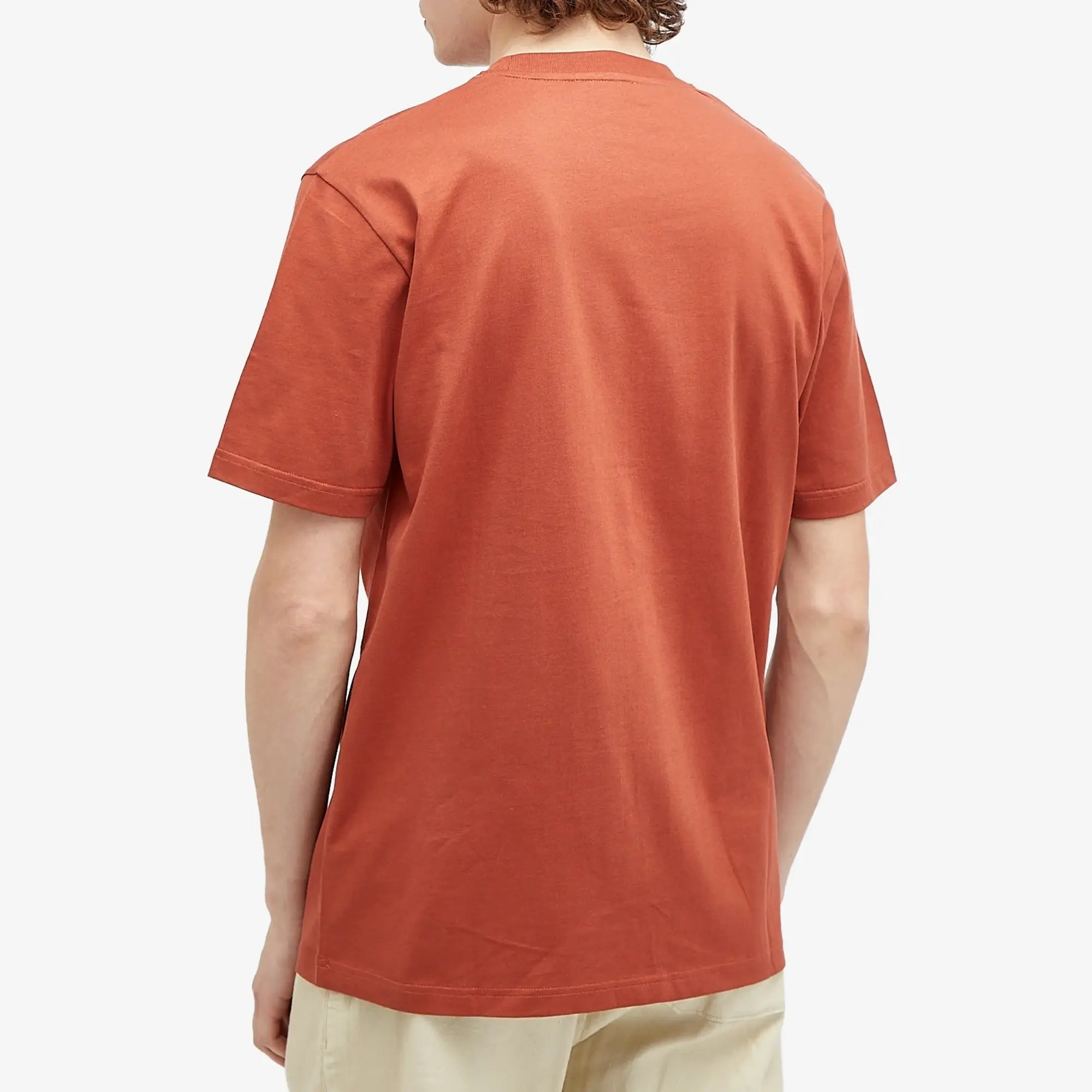Norse Projects Men's Johannes Organic Pocket T-Shirt Red Ochre