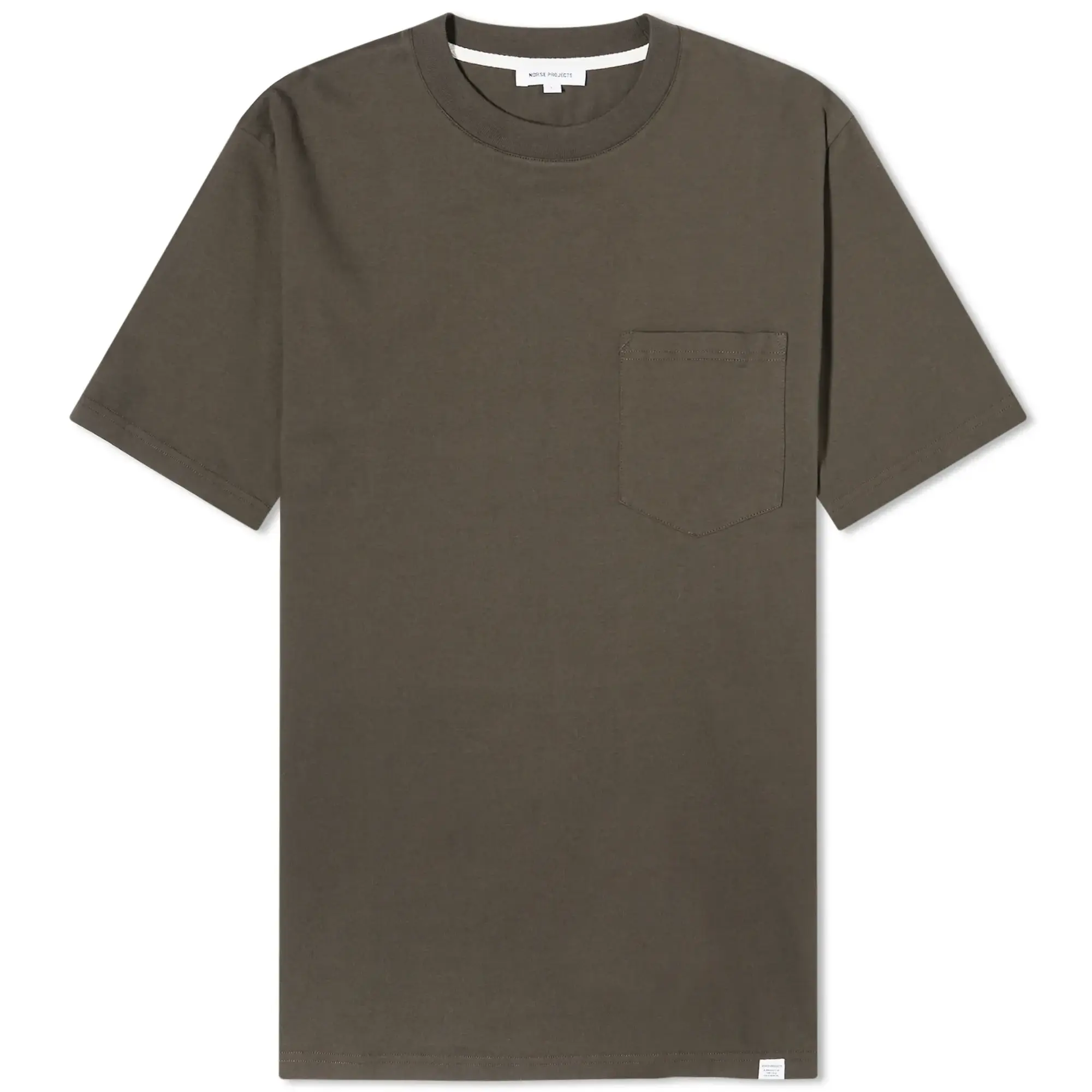 Norse Projects Men's Johannes Standard Pocket T-Shirt Green