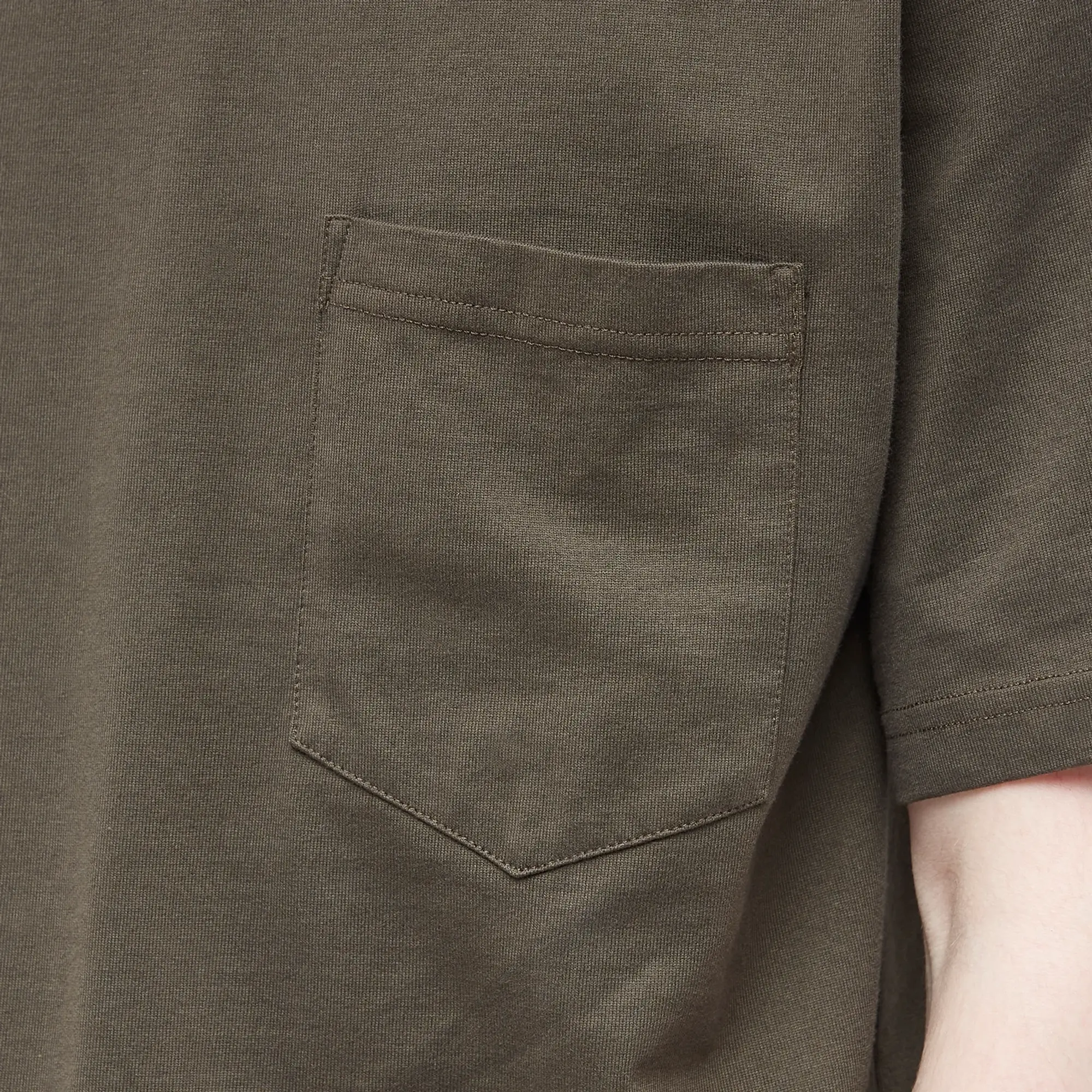 Norse Projects Men's Johannes Standard Pocket T-Shirt Green