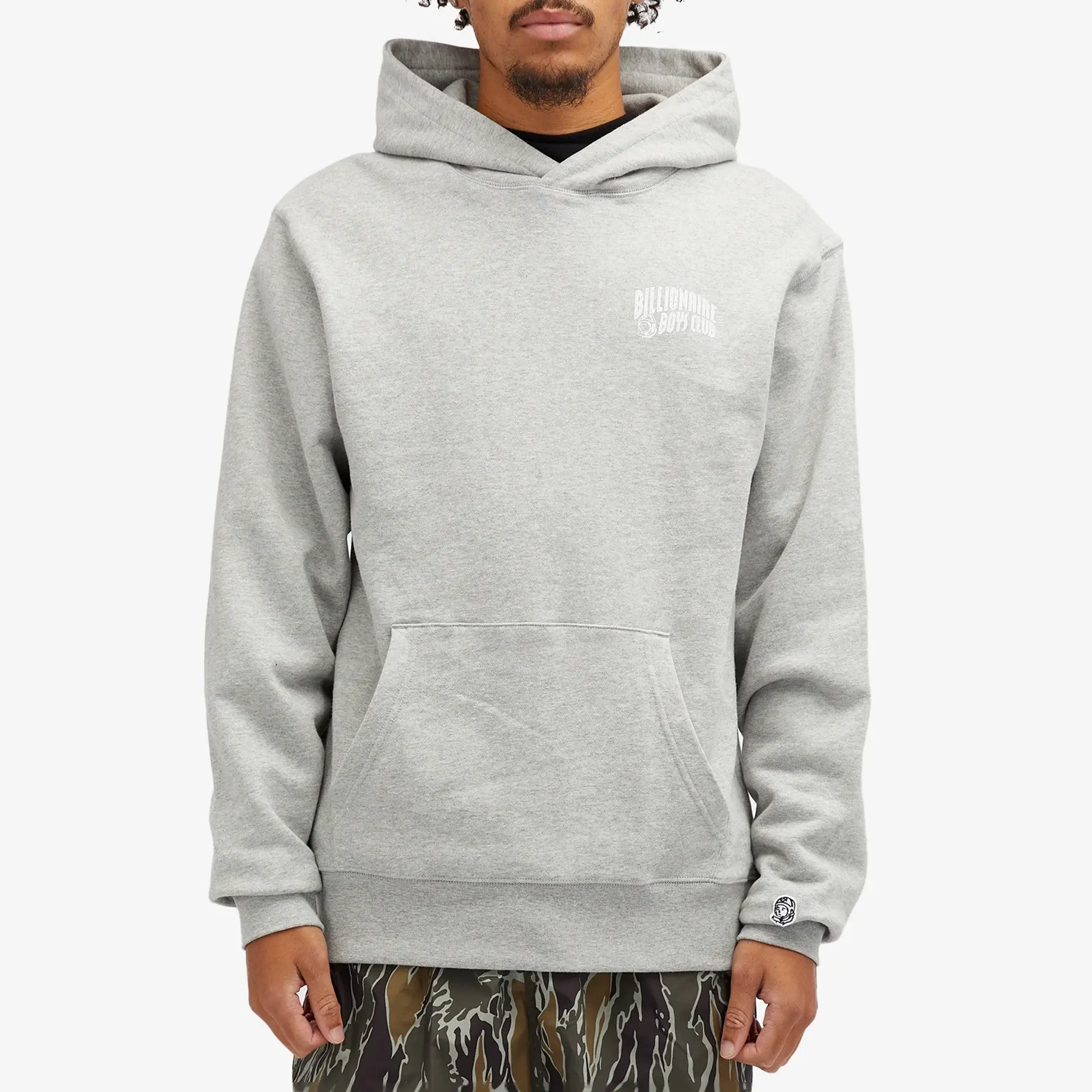 Billionaire Boys Club Small Arch Logo Hoodie, Grey