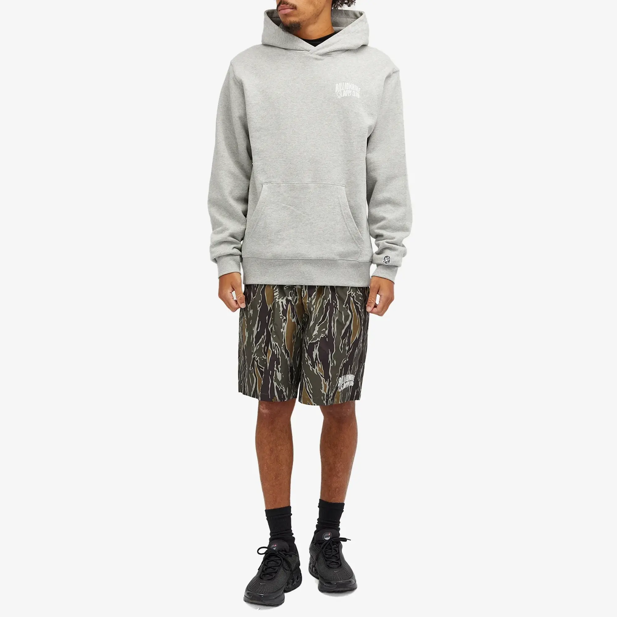 Billionaire Boys Club Small Arch Logo Hoodie, Grey