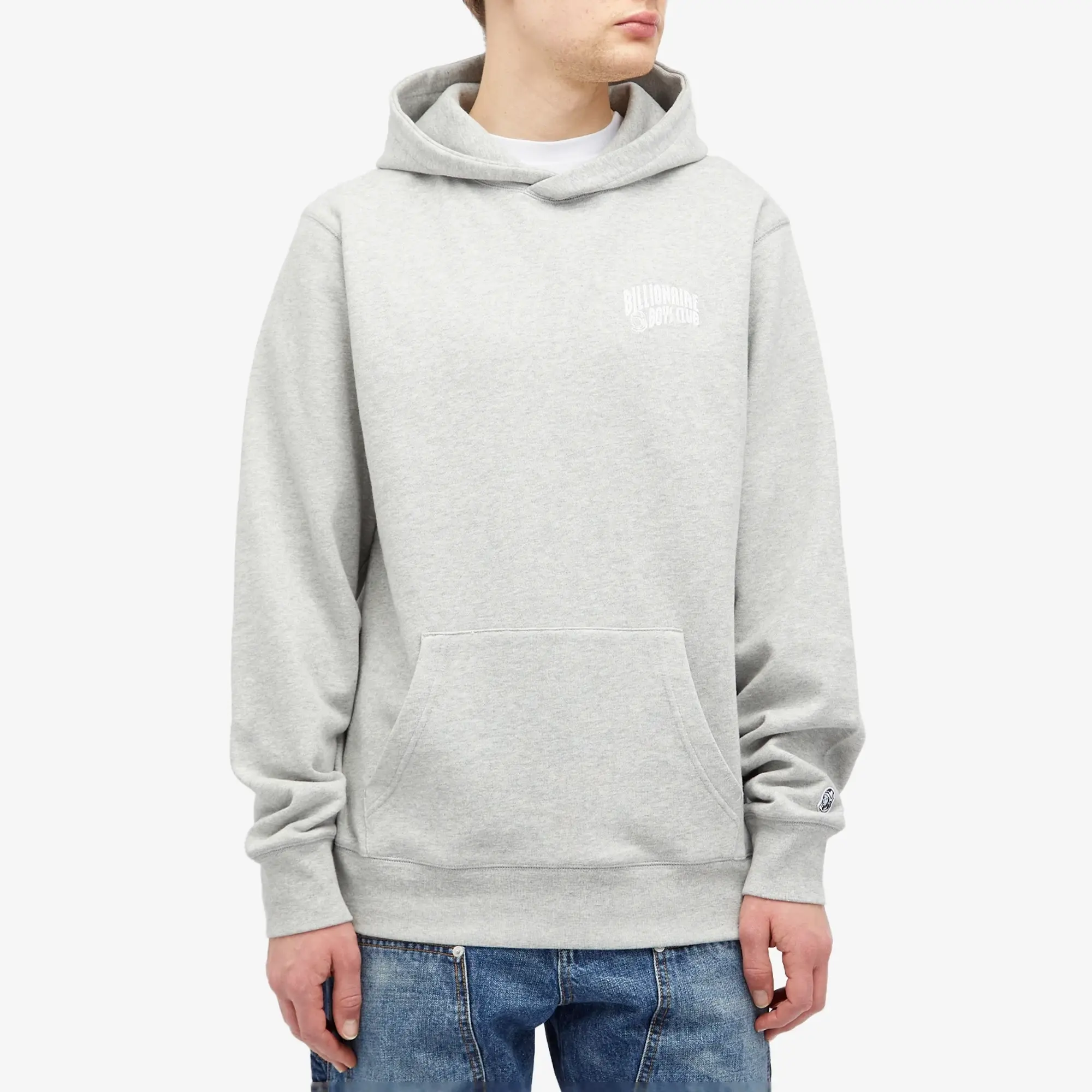 Billionaire Boys Club Small Arch Logo Hoodie, Grey
