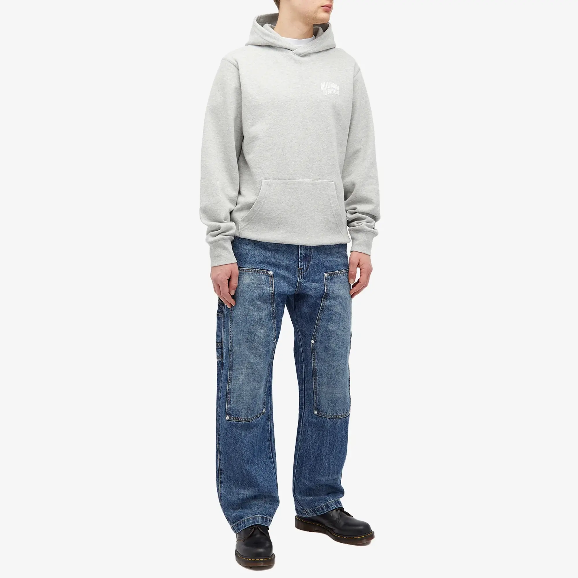 Billionaire Boys Club Small Arch Logo Hoodie, Grey