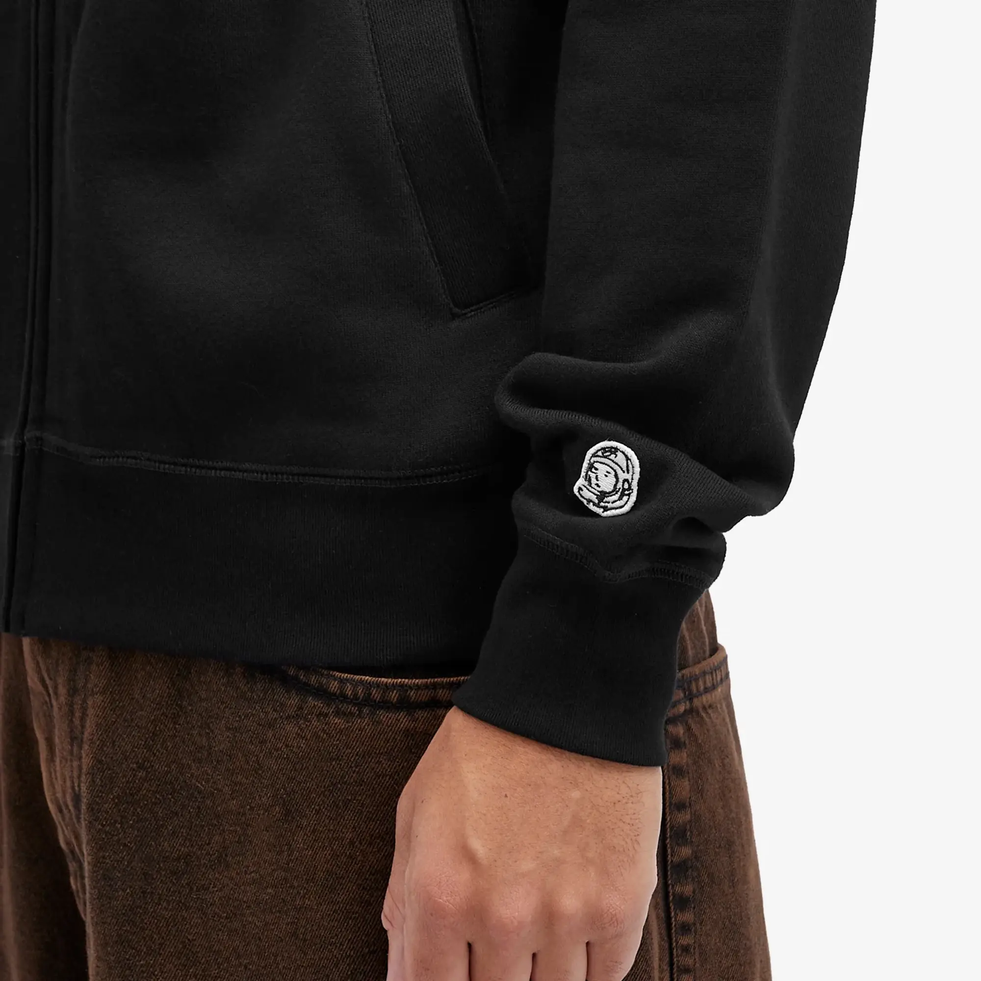 Billionaire Boys Club Men's Small Arch Logo Zip Through Black