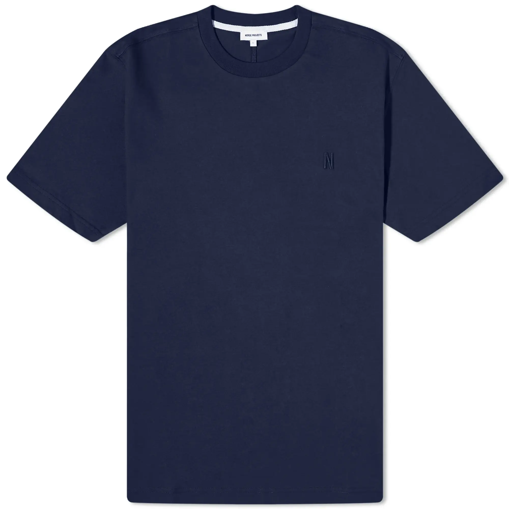 Norse Projects Men's Johannes N Logo T-Shirt Dark Navy