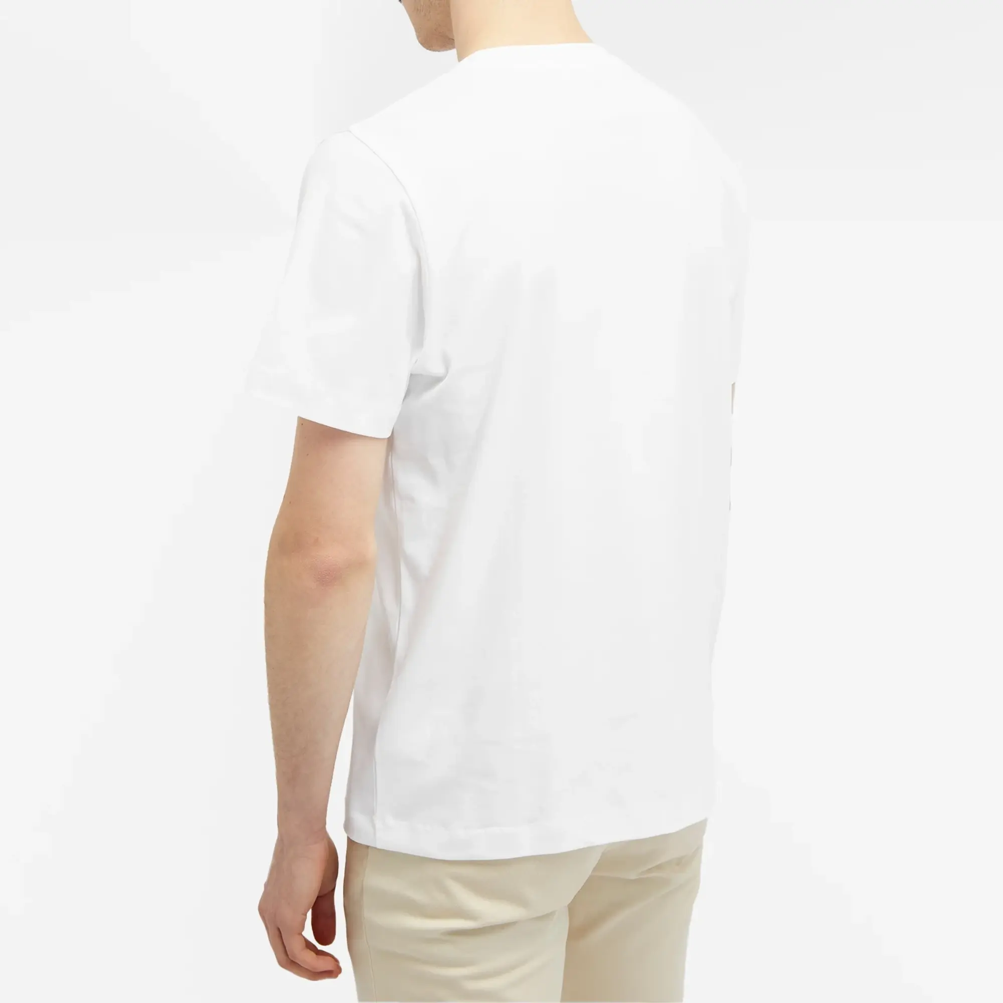 Norse Projects Men's Jakob Organic Interlock Grid Print T-Shirt White