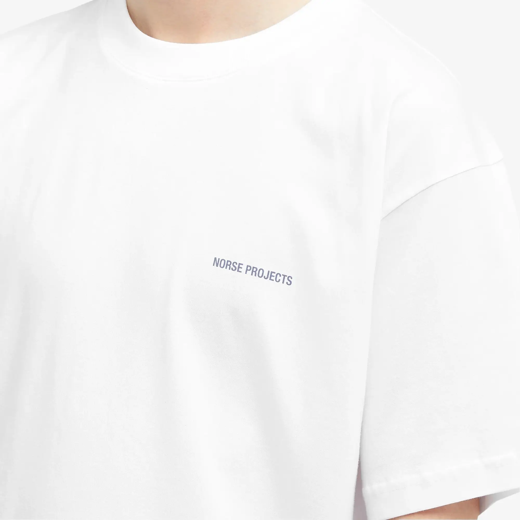 Norse Projects Simon Loose Organic Untitled T-Shirt - White