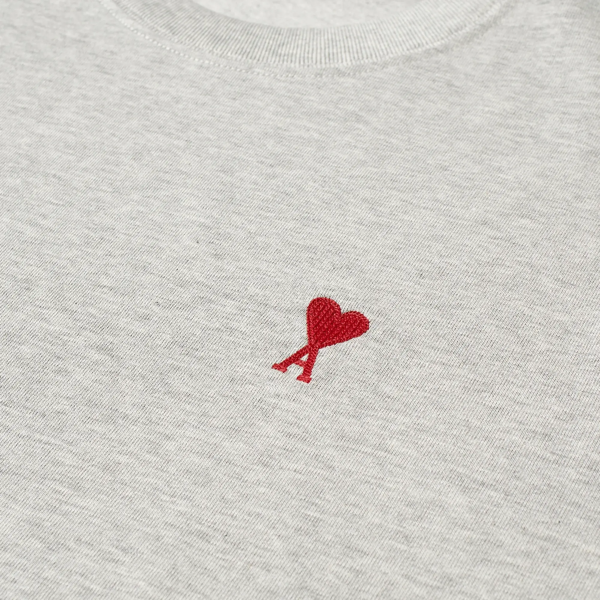 AMI Paris AMI Small A Heart T-Shirt Grey