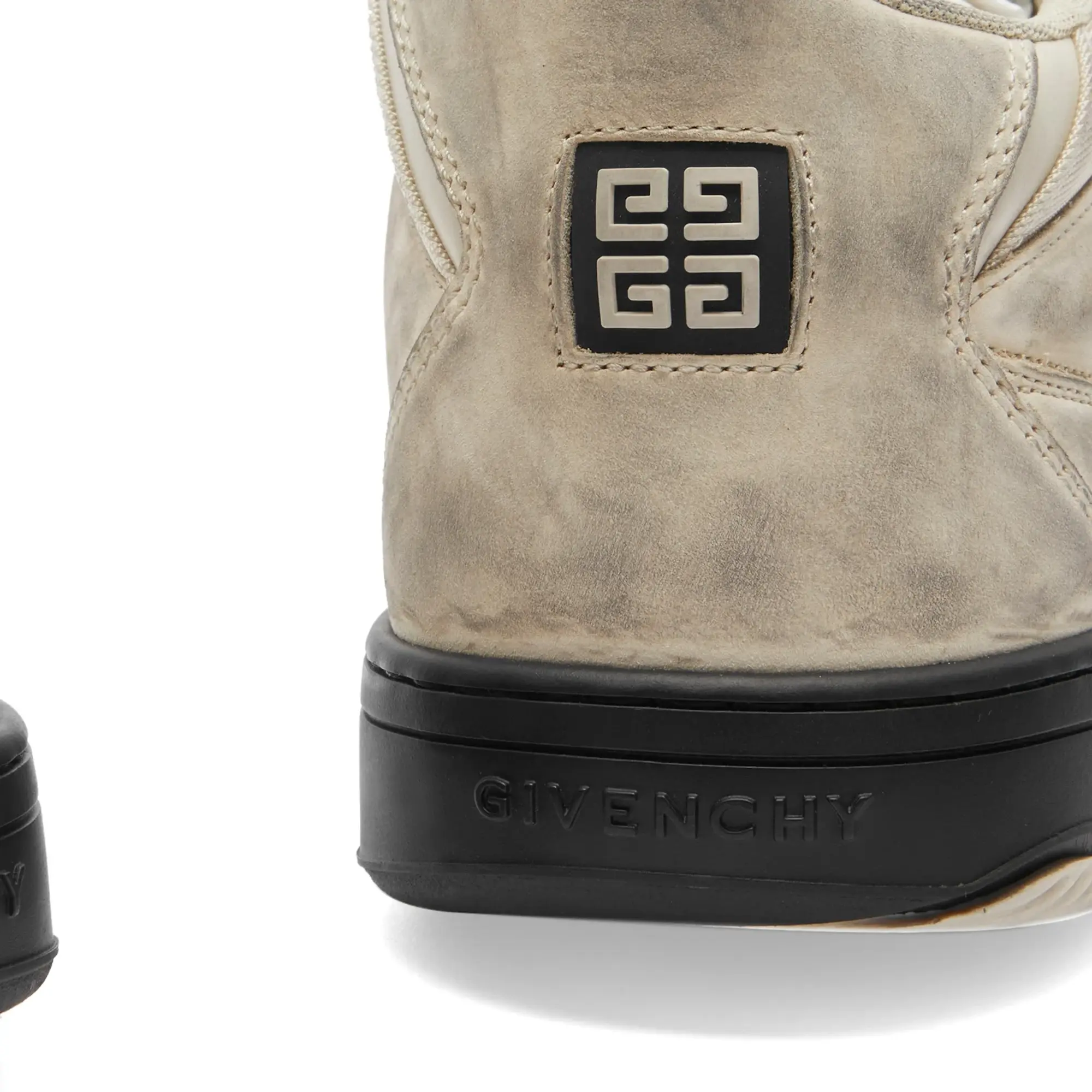 Givenchy Men's New Line Mid Sneakers White