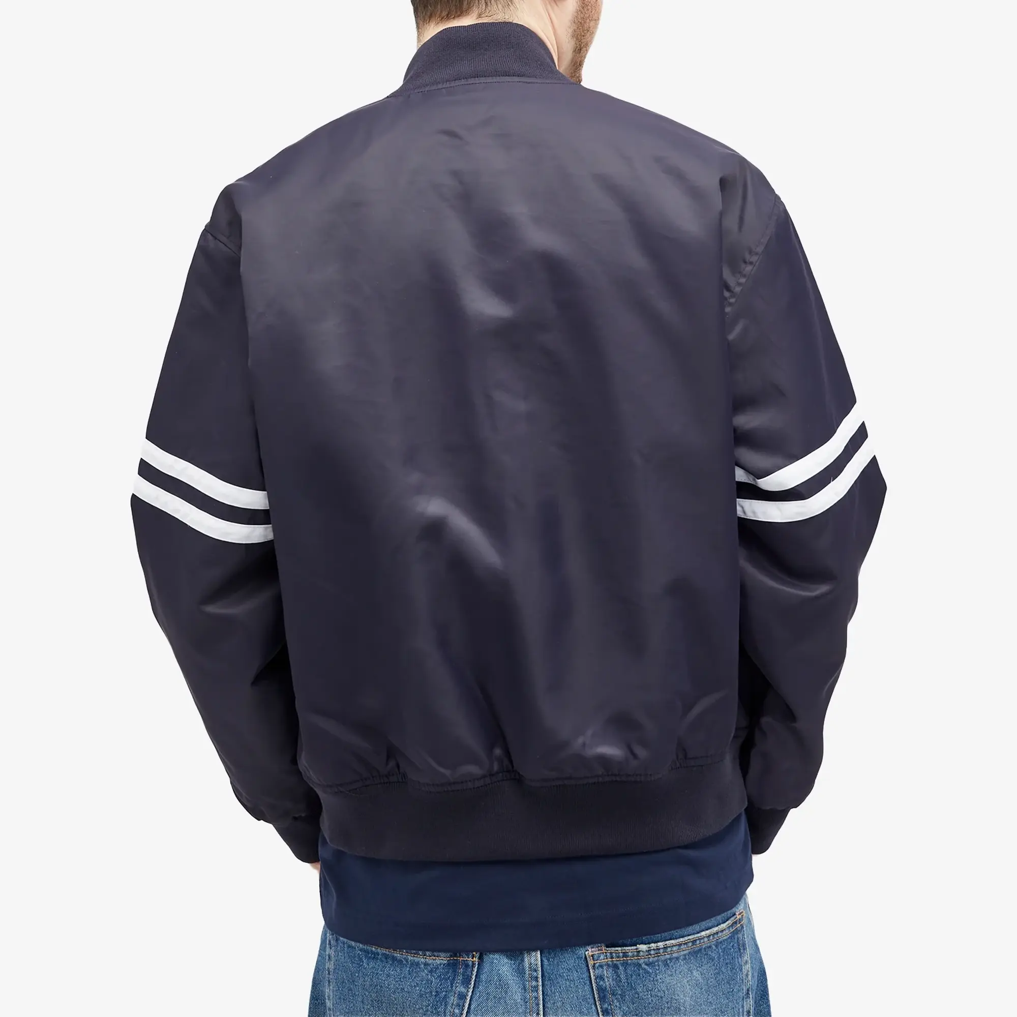 Lacoste Men's Paris Logo Bomber Jacket Abysm