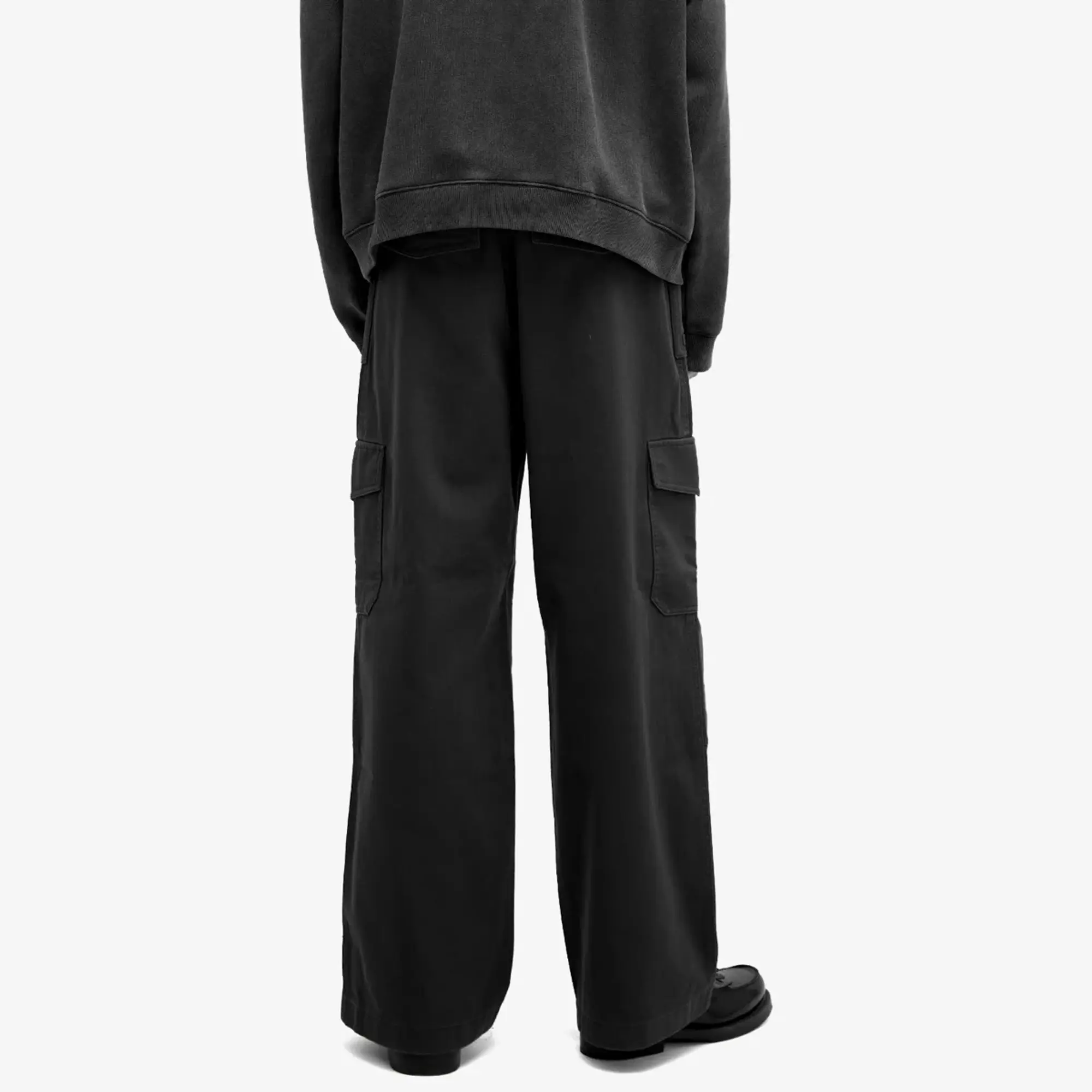 Acne Studios Men's Patsony Twill Cargo Trousers Dark Grey