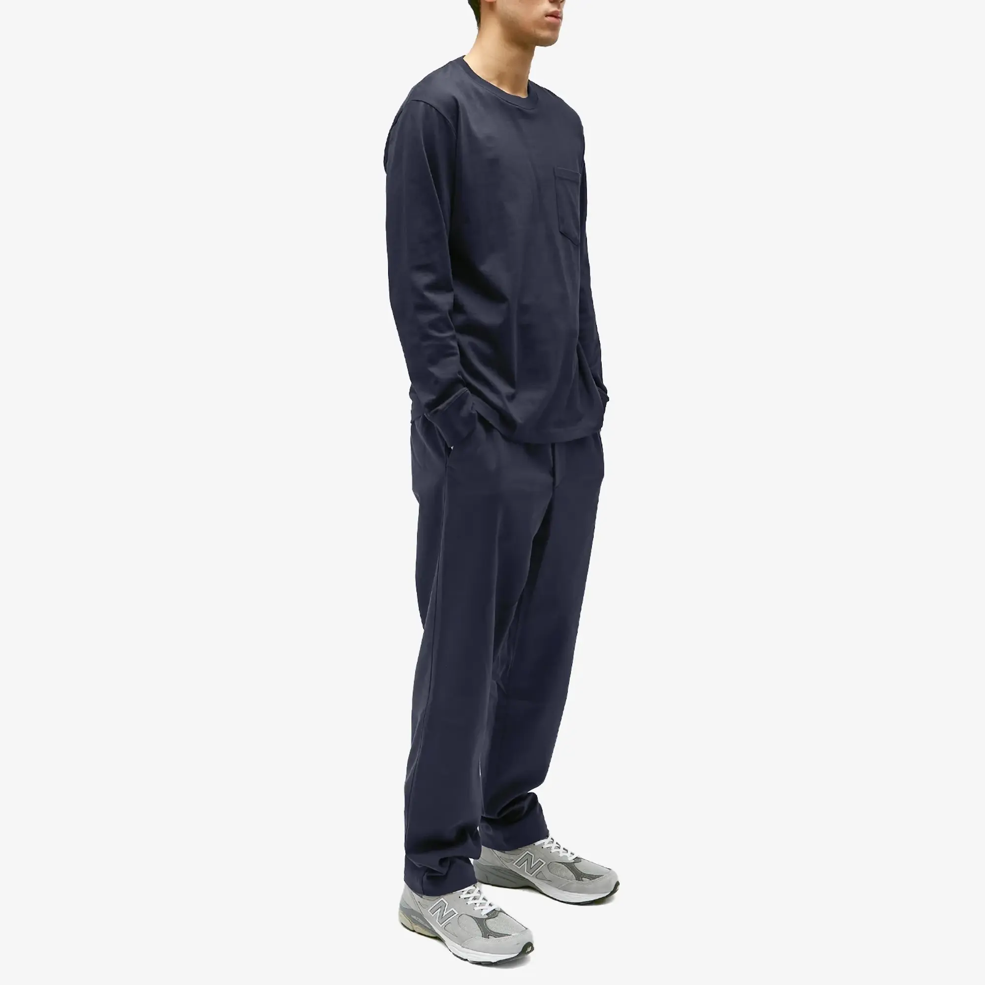 Norse Projects Men's Ezra Relaxed Twill Trouser Dark Navy