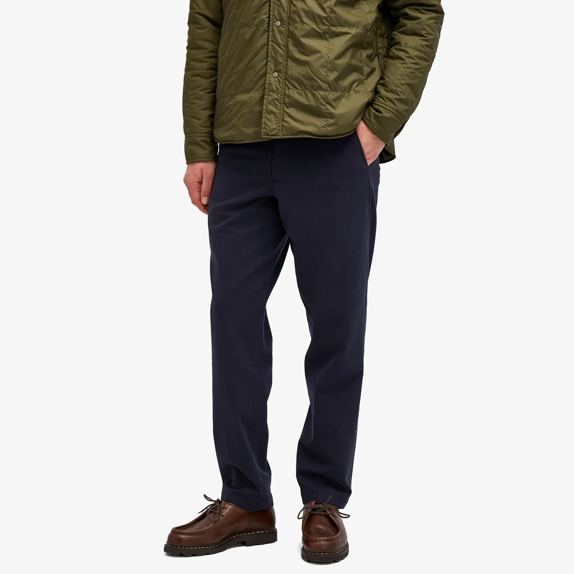 Norse Projects Men's Ezra Relaxed Twill Trouser Dark Navy