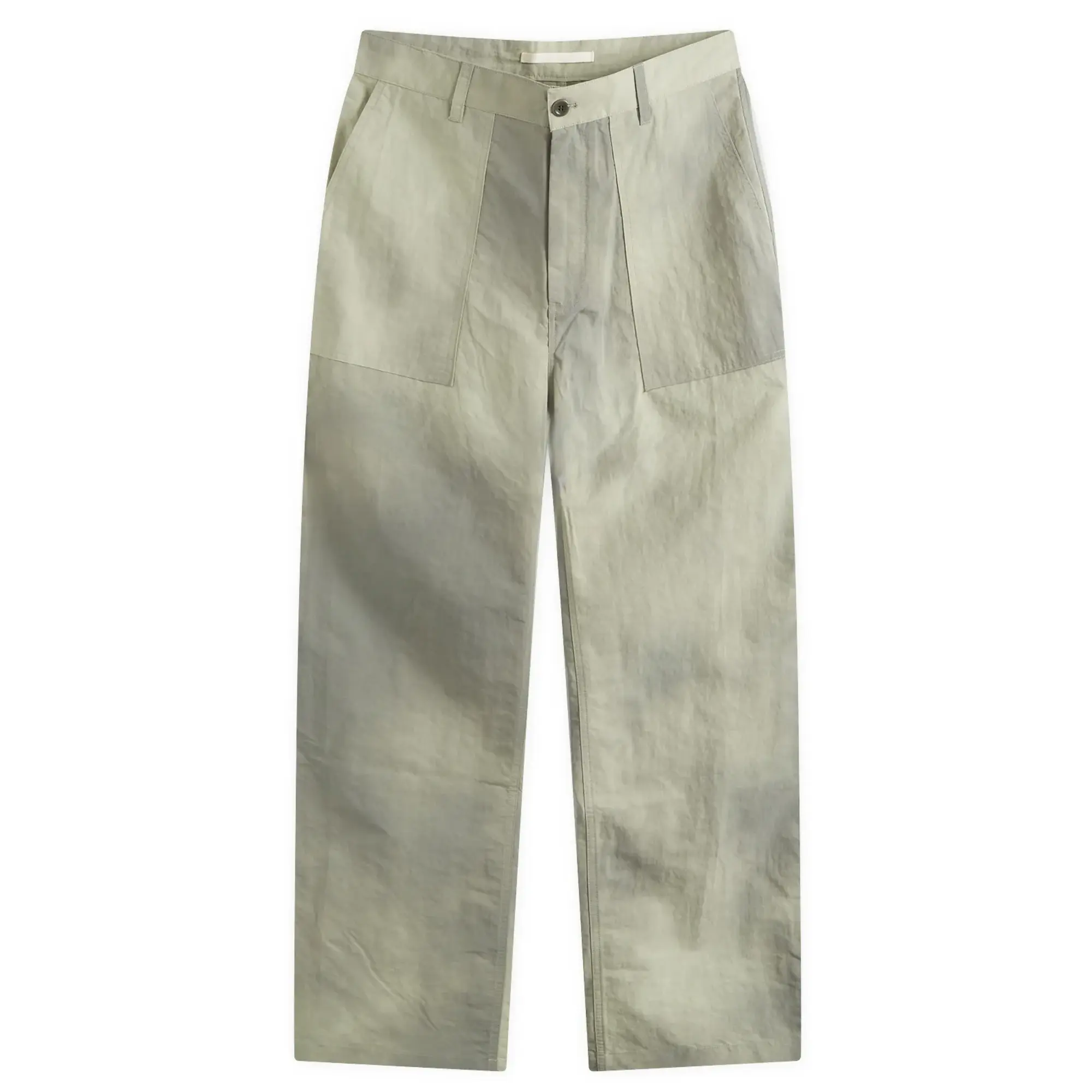 Norse Projects Men's Lukas Relaxed Wave Dye Trousers Clay