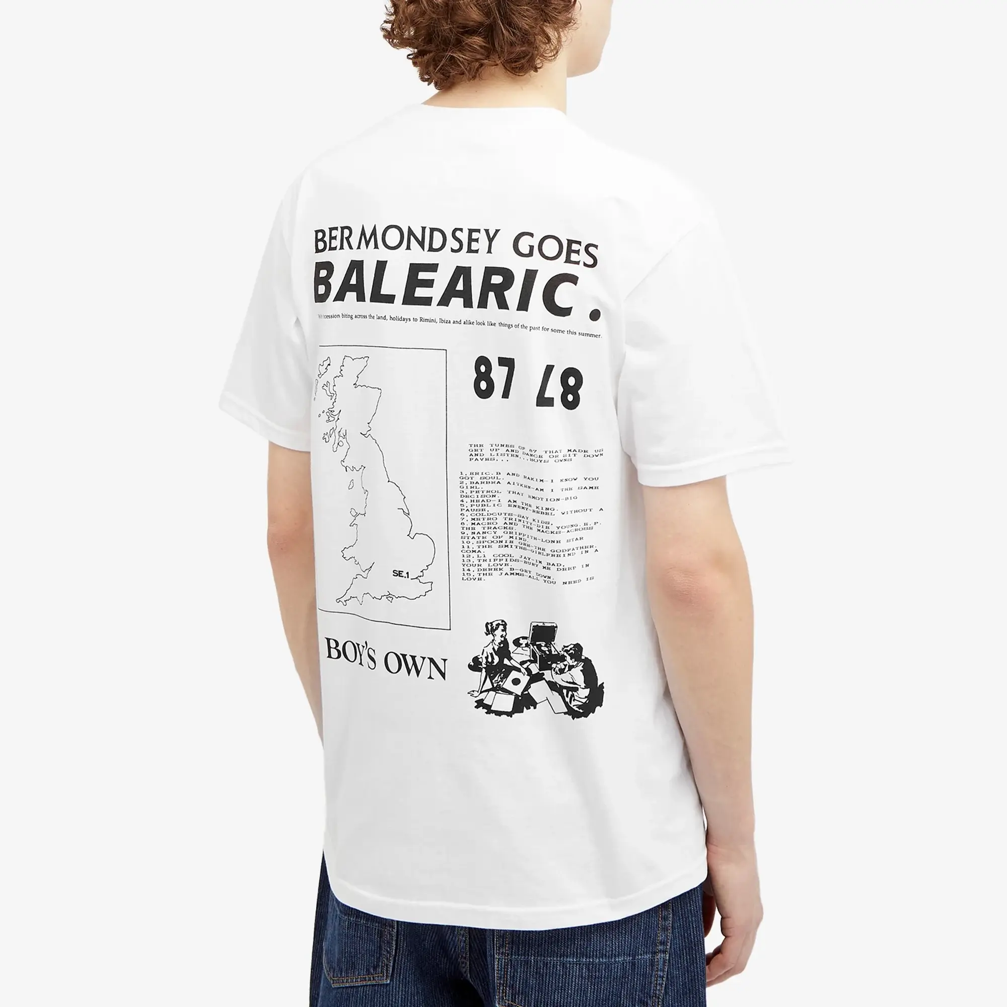 Boys Own Men's Bermonsey 1987 T-Shirt White