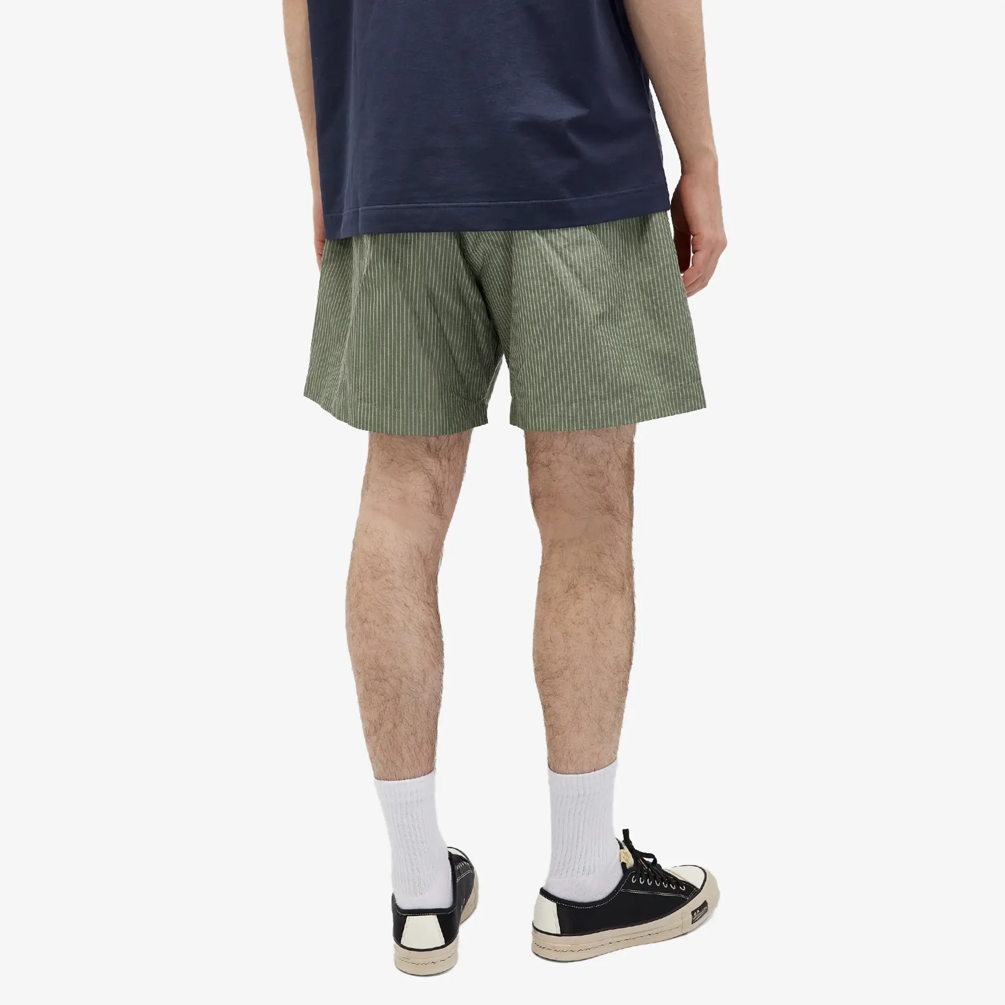 Sunspel Men's x Nigel Cabourn Ripstop Army Shorts Army Green