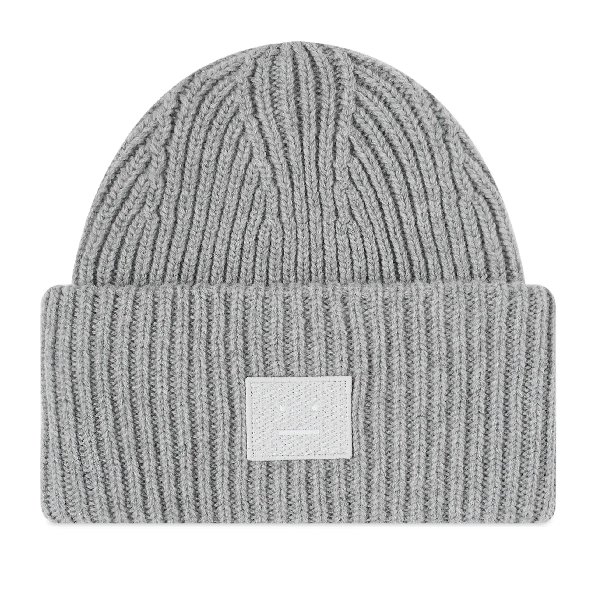 Acne Studios Pansy N Face Beanie Grey Melange