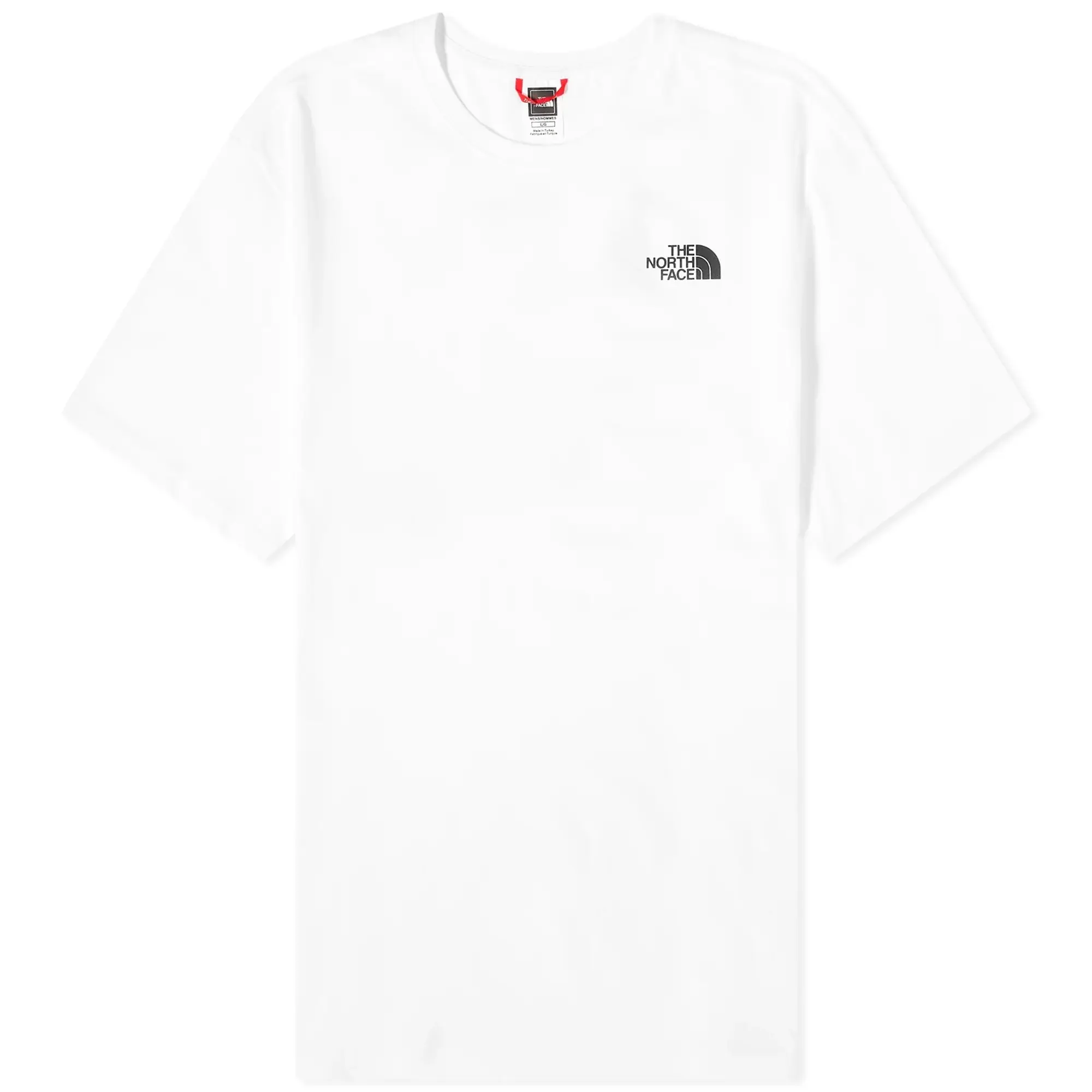 The North Face Redbox back print t-shirt in white