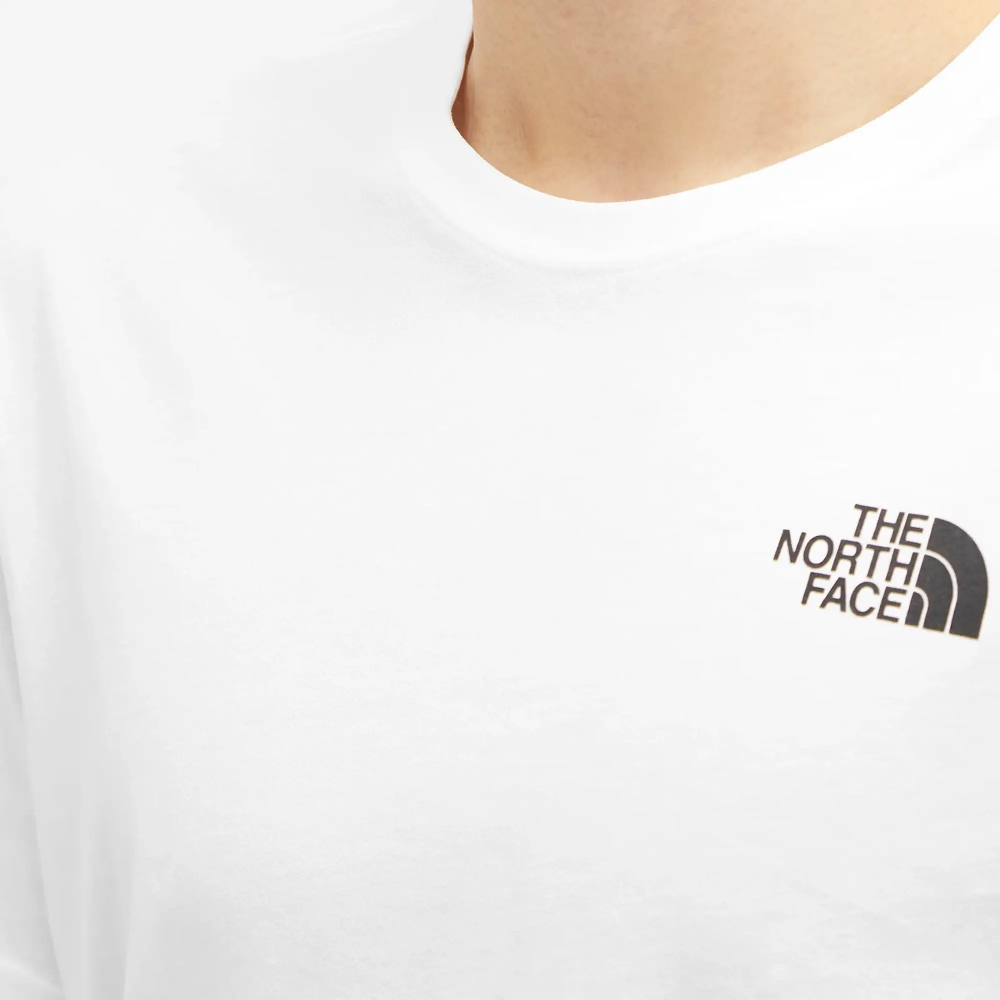 The North Face Redbox back print t-shirt in white