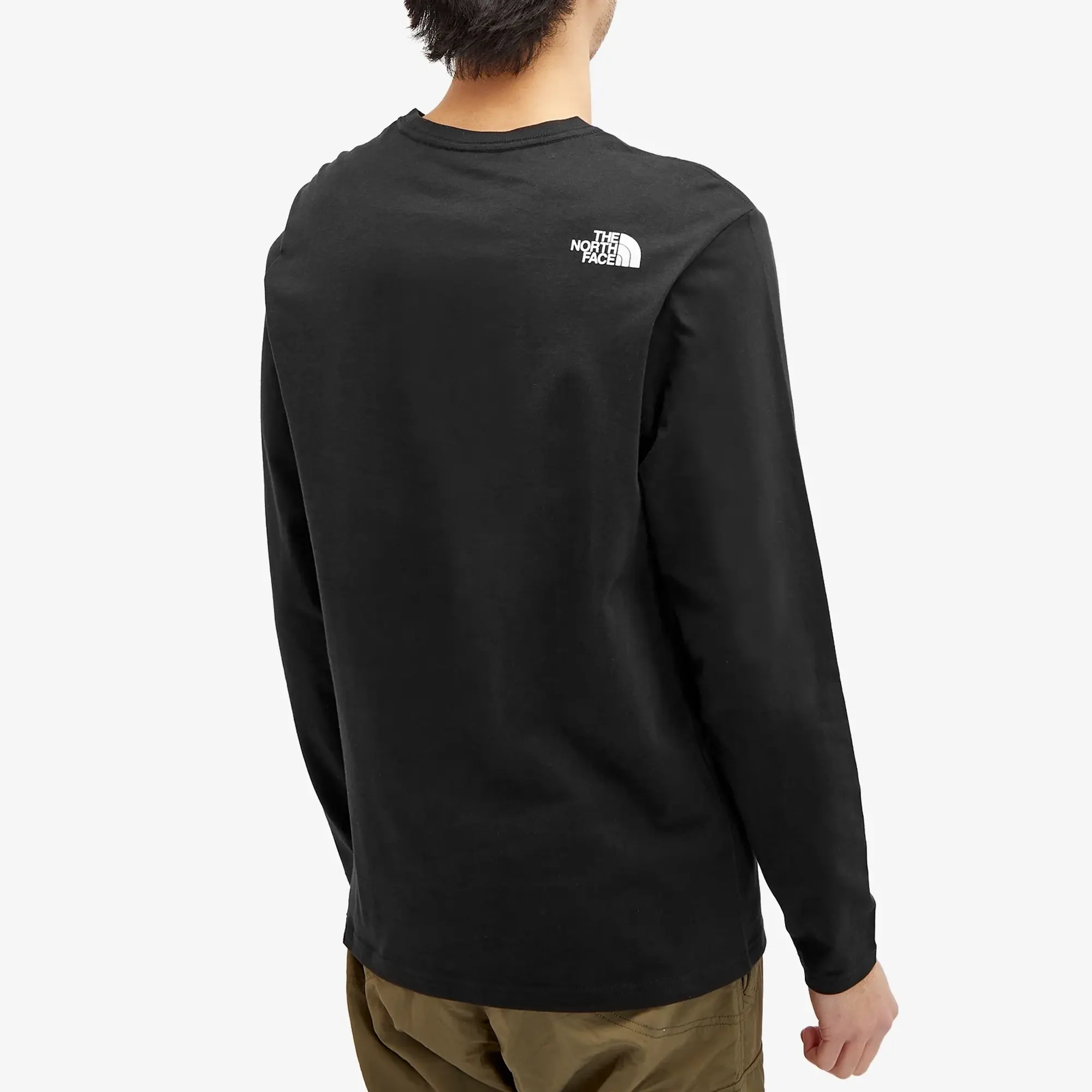 The North Face Men's Long Sleeve Fine T-Shirt Black
