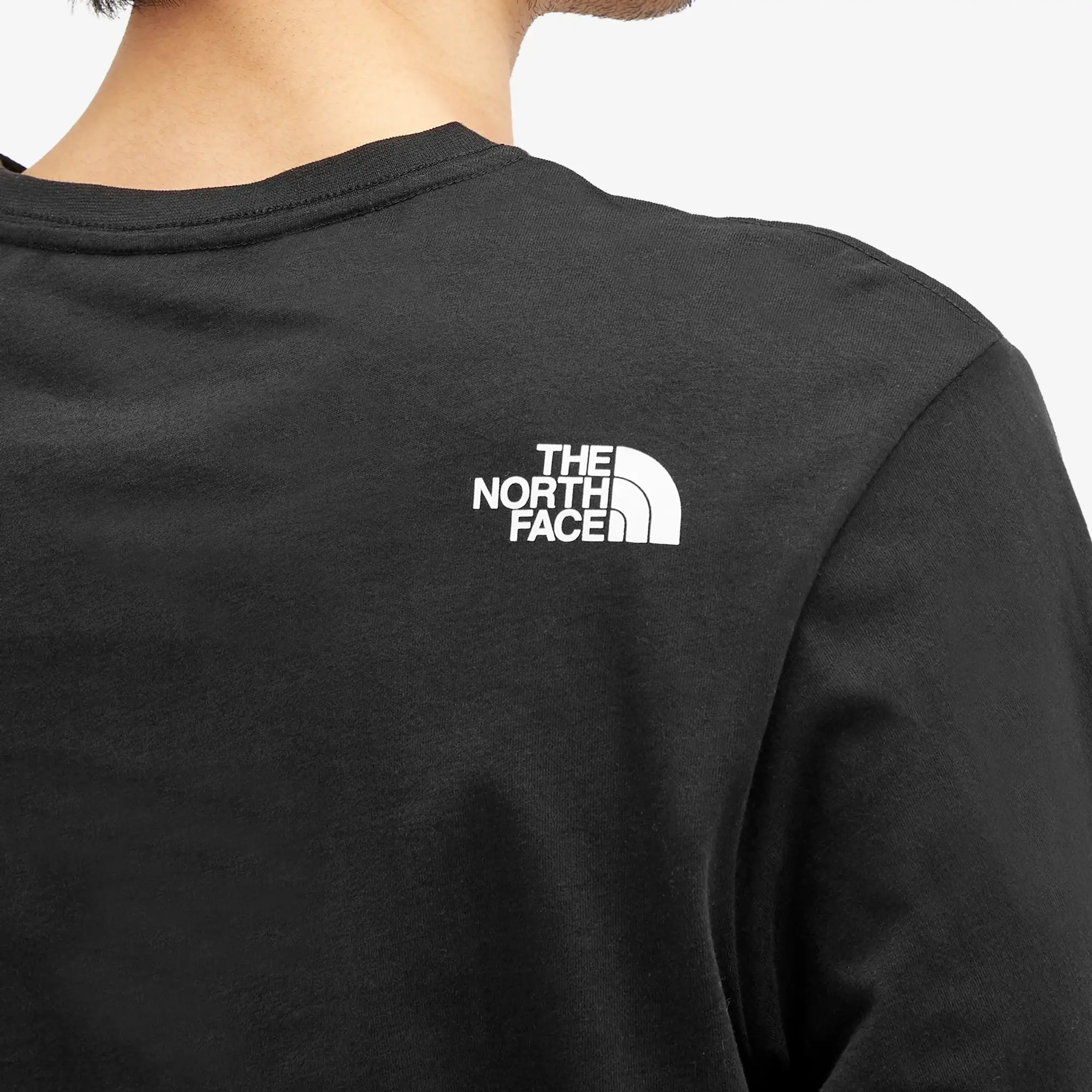 The North Face Men's Long Sleeve Fine T-Shirt Black