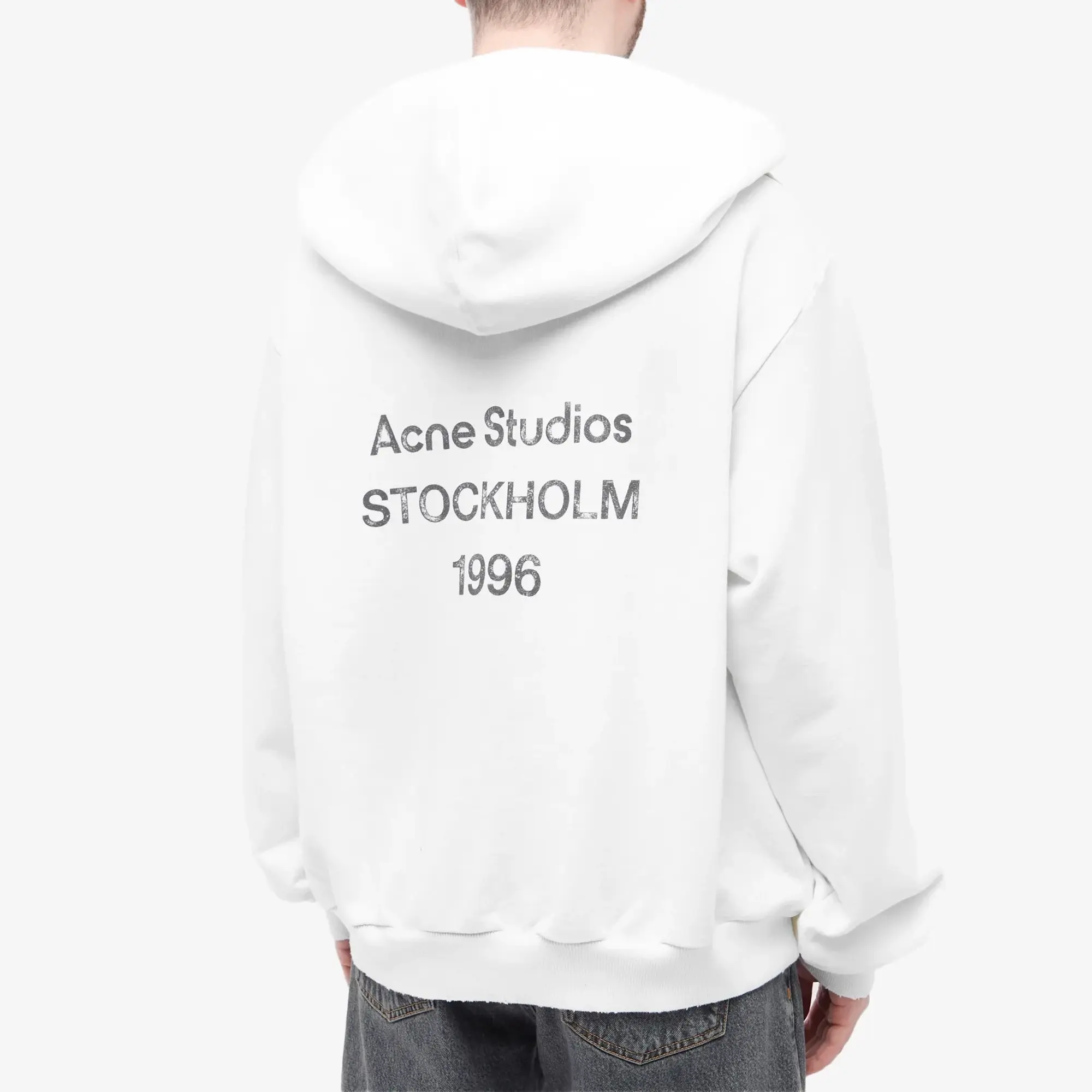【Acne Studios】フランツィスカ 1996 フーディー Acne Studios Men's Franziska 1996 Back Logo Hoodie Dusty