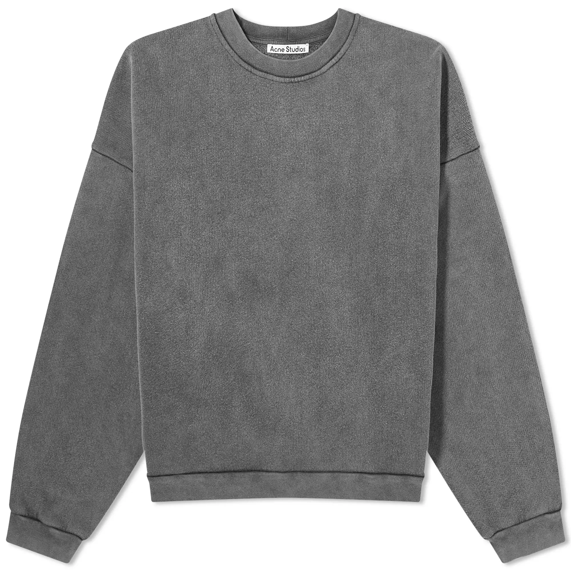 Acne Studios Men's Fester Vintage Crew Sweat Faded Black