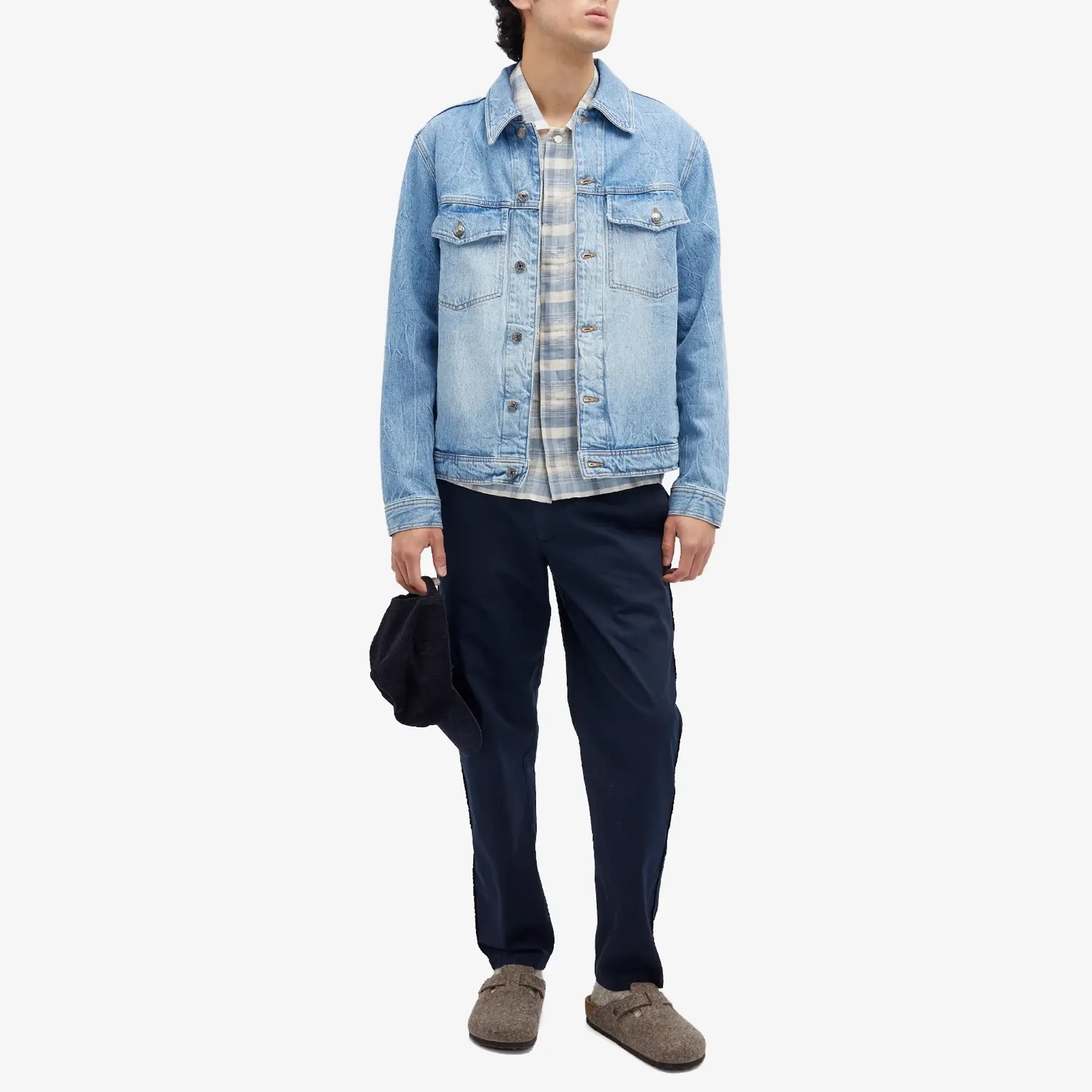 Folk Men's Drawcord Trouser Deep Navy