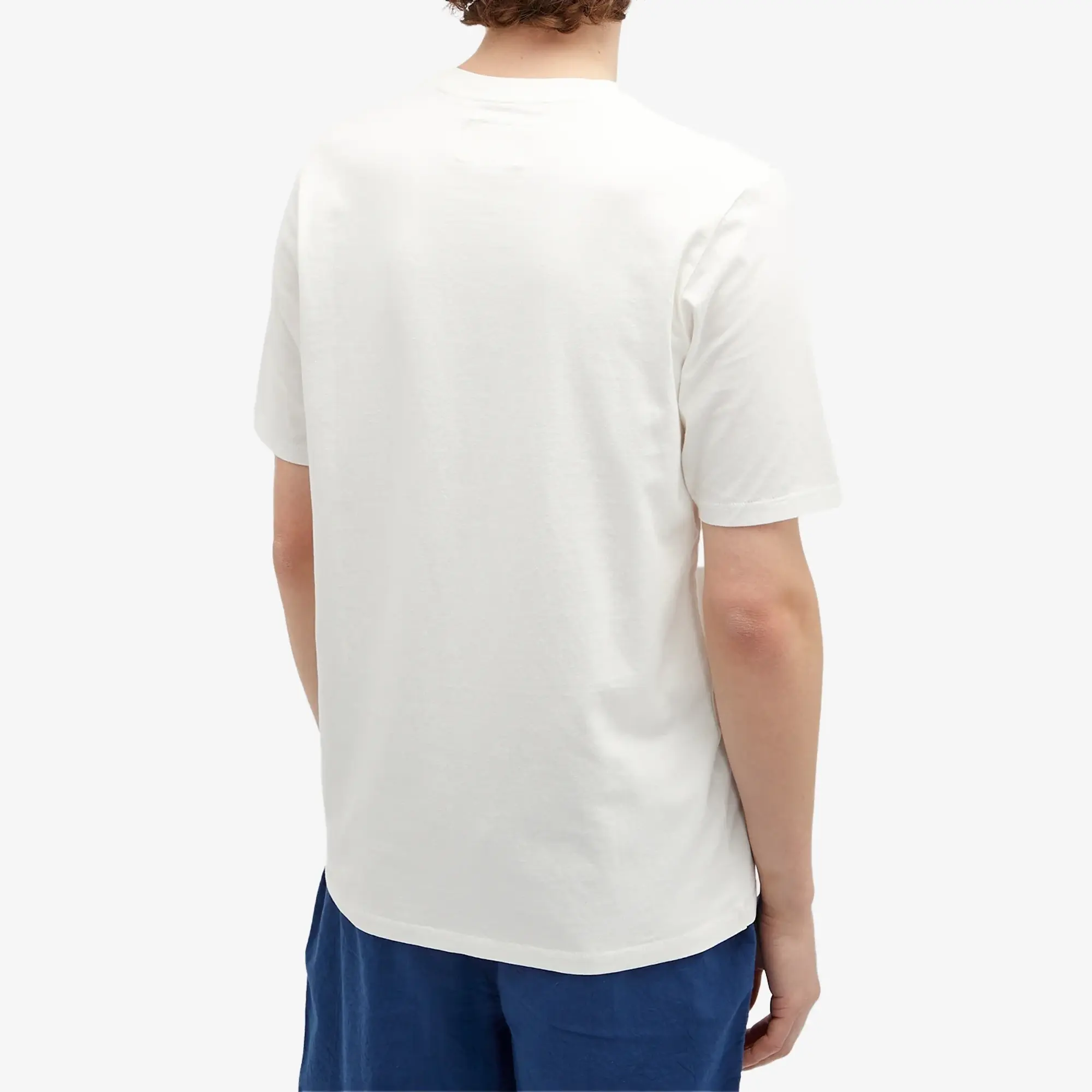 Folk Men's Contrast Sleeve T-Shirt White
