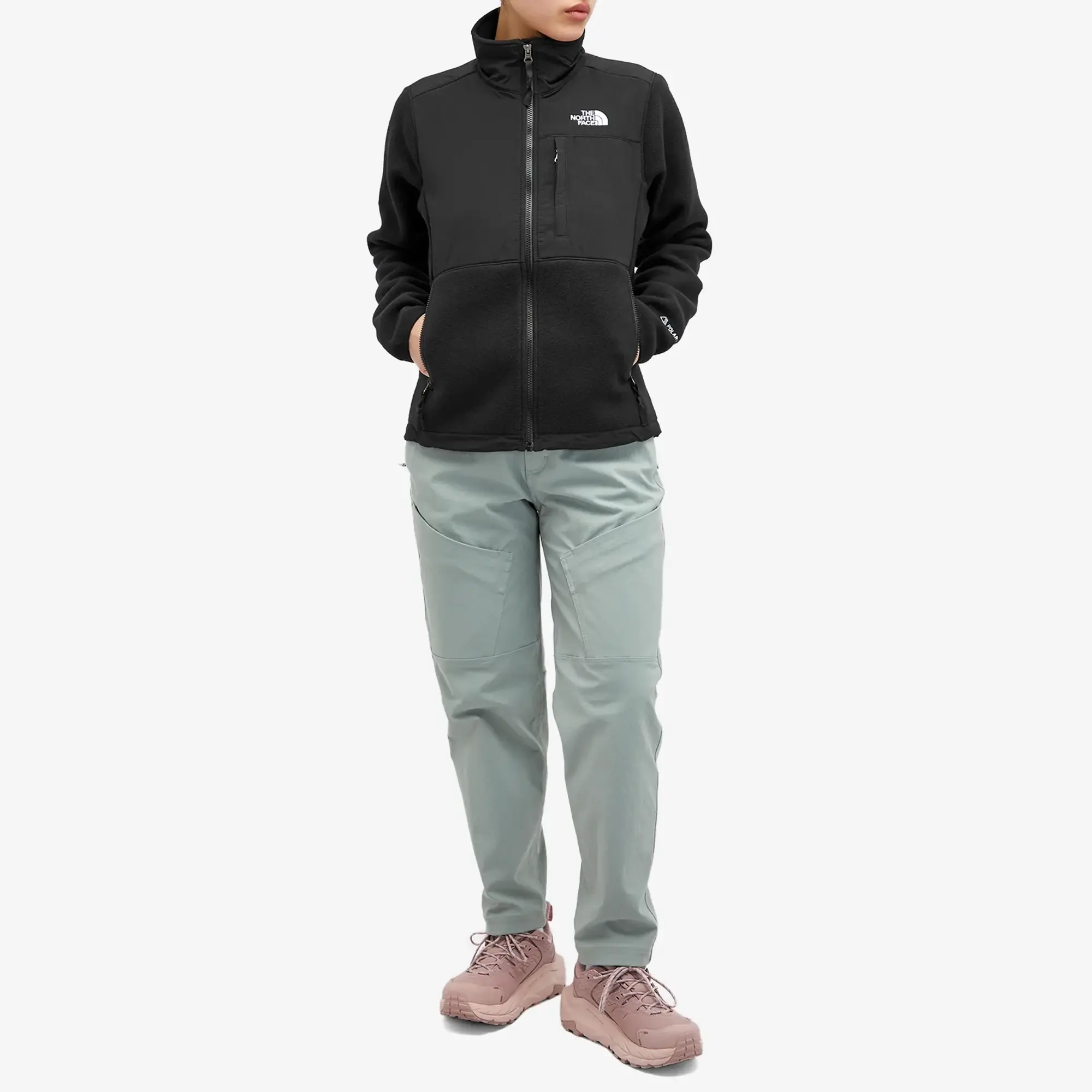 The North Face Denali Polartec Fleece Jacket In Black