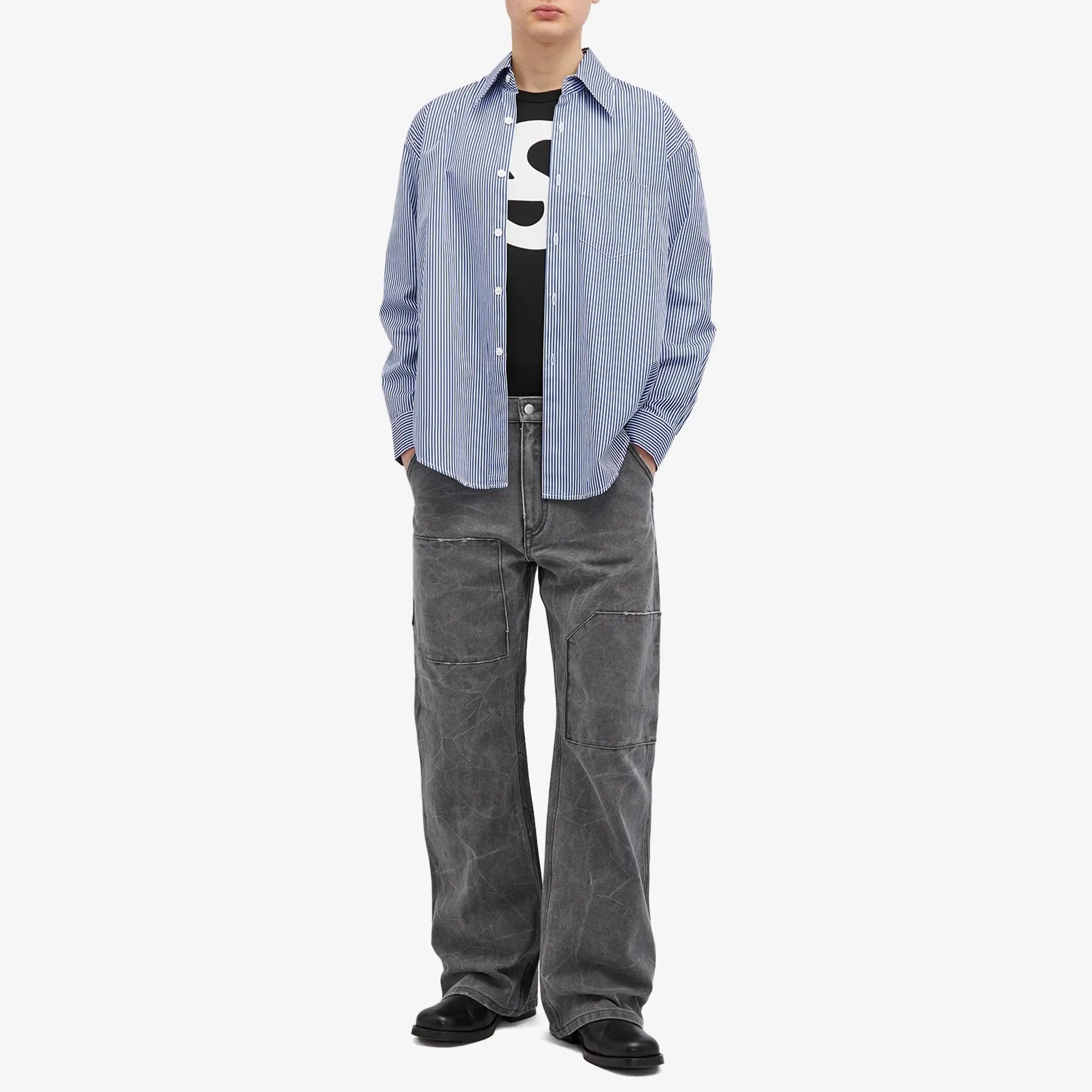 Acne Studios Men's Everest Logogram T-Shirt Black