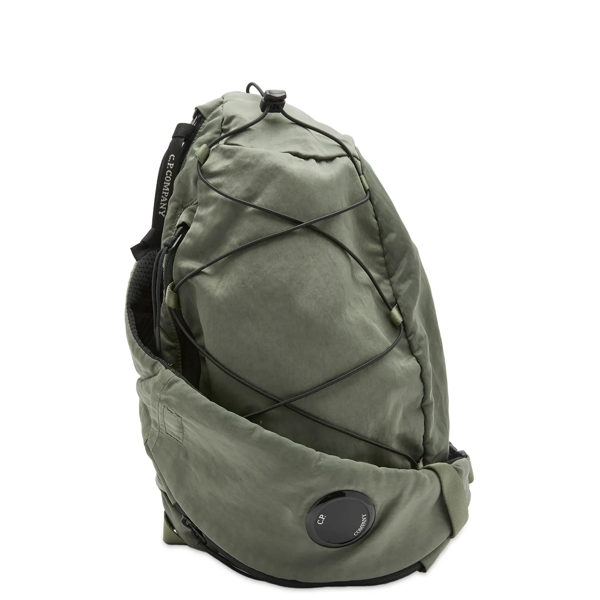 C.P. Company Nylon b Crossbody Rucksack - Green | CMAC114A-005269G 