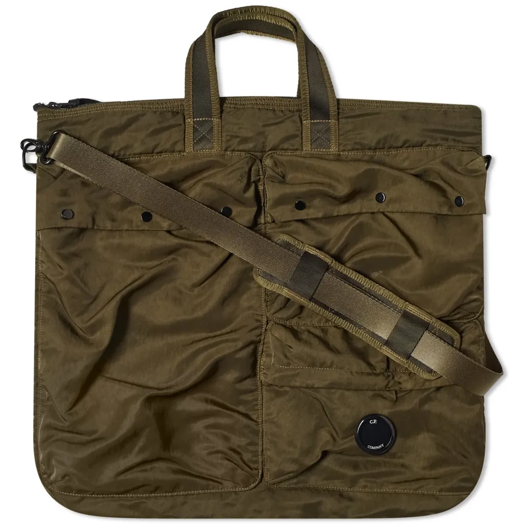 C.P. Company Men's Nylon B Tote Bag Ivy Green | CMAC219A-005269G