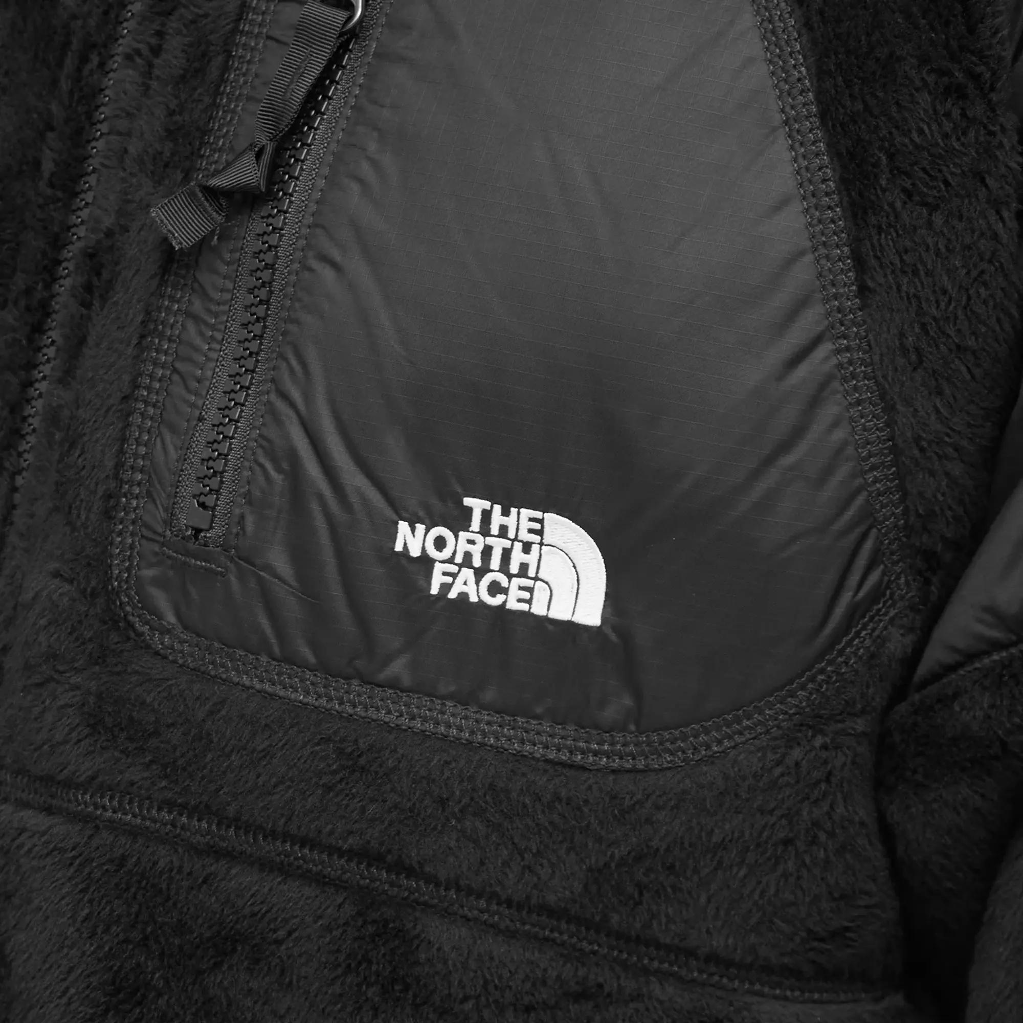 The North Face Versa Velour Nuptse Jacket Men Fleece Jackets Black