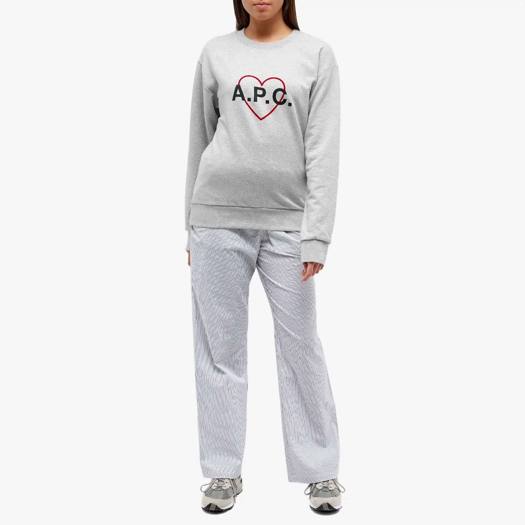Asics A.P.C. Women's Leon Sweater Heathered Grey