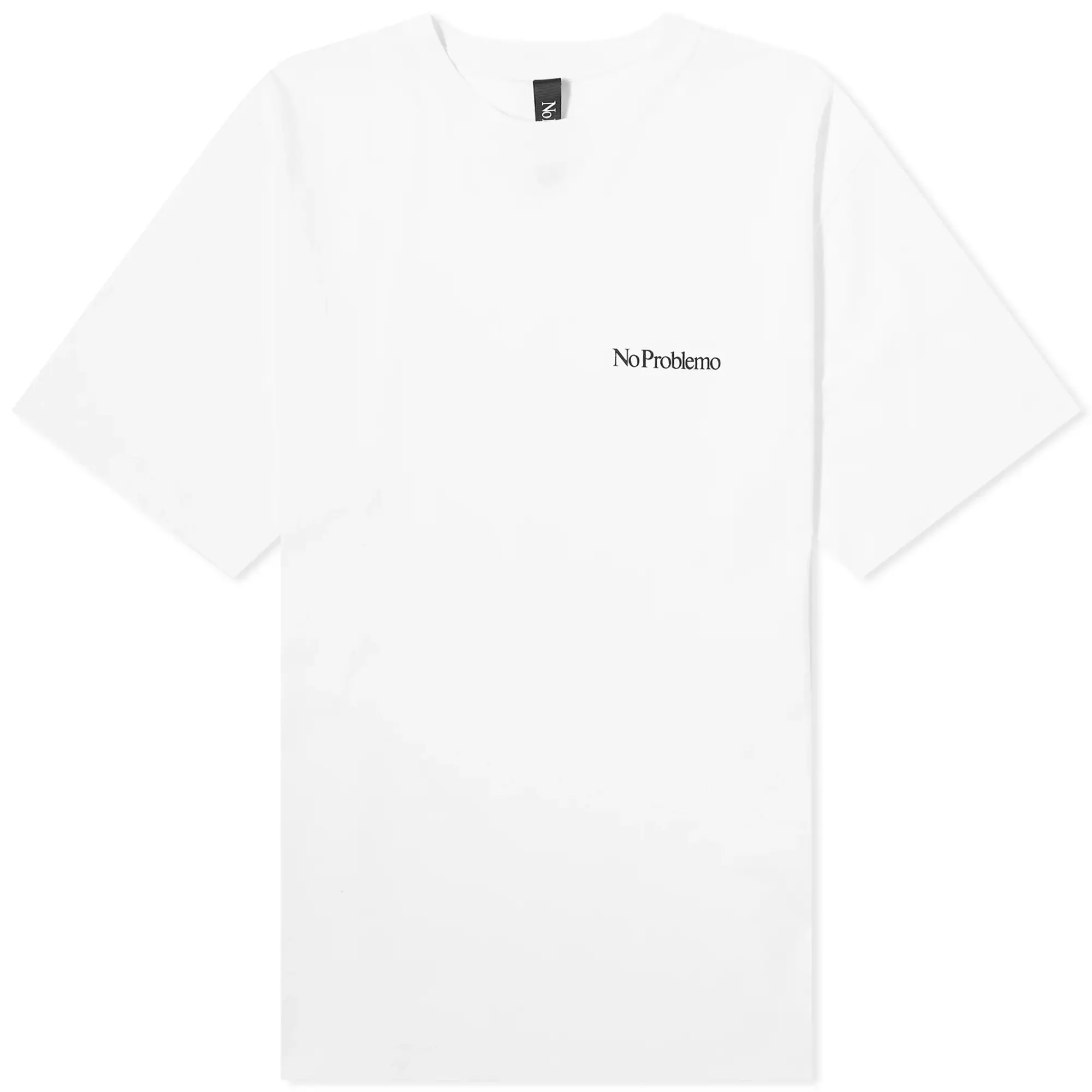 Asics No Problemo Mini Logo T-Shirt, White