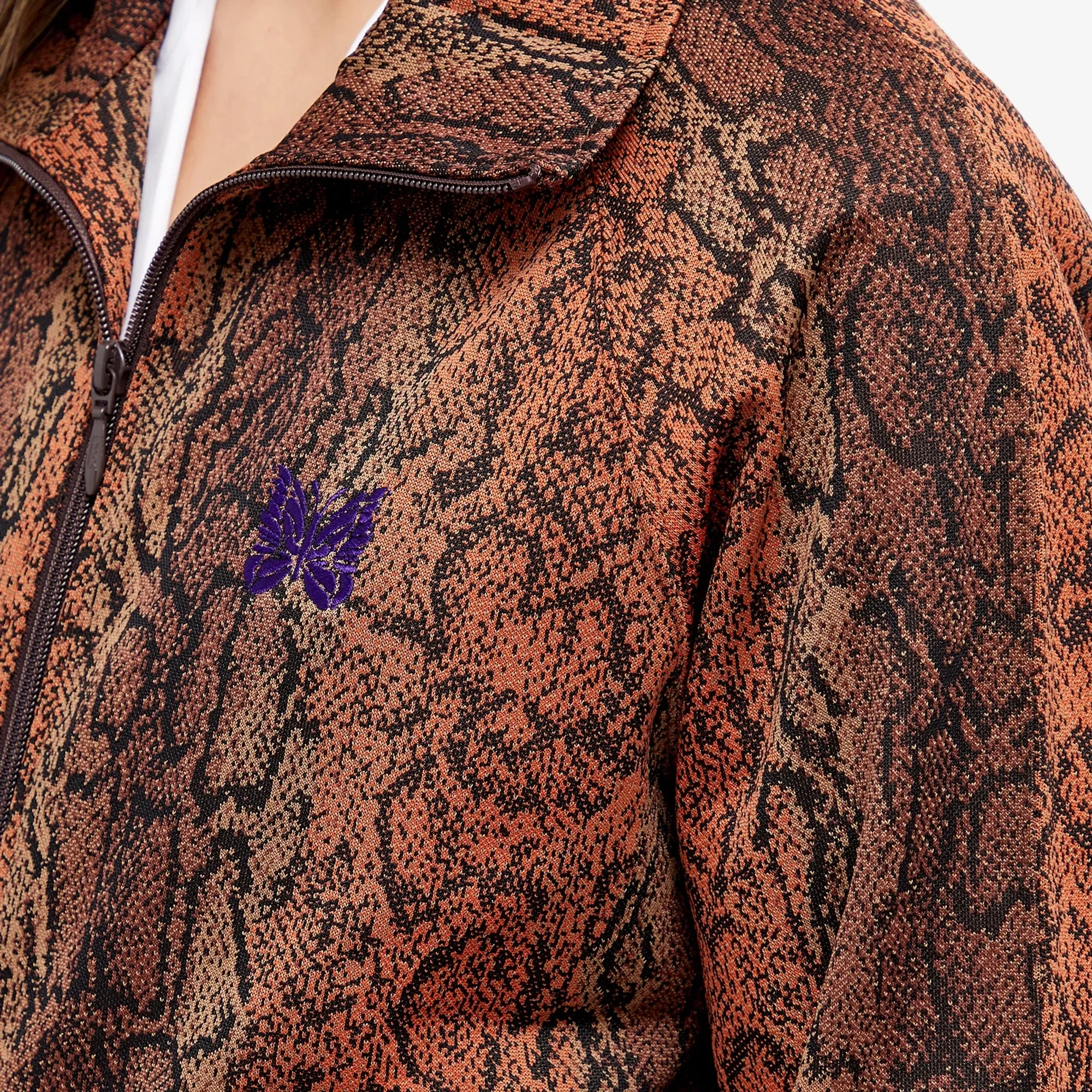 Needles Poly Jaquard Track Jacket Python | NS242-C | FOOTY.COM