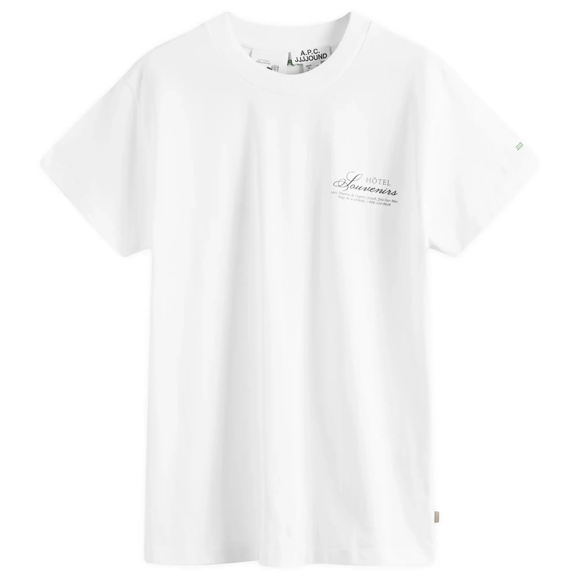 A.P.C. Men's x JJJJound Hotel Souvenirs T-Shirt White