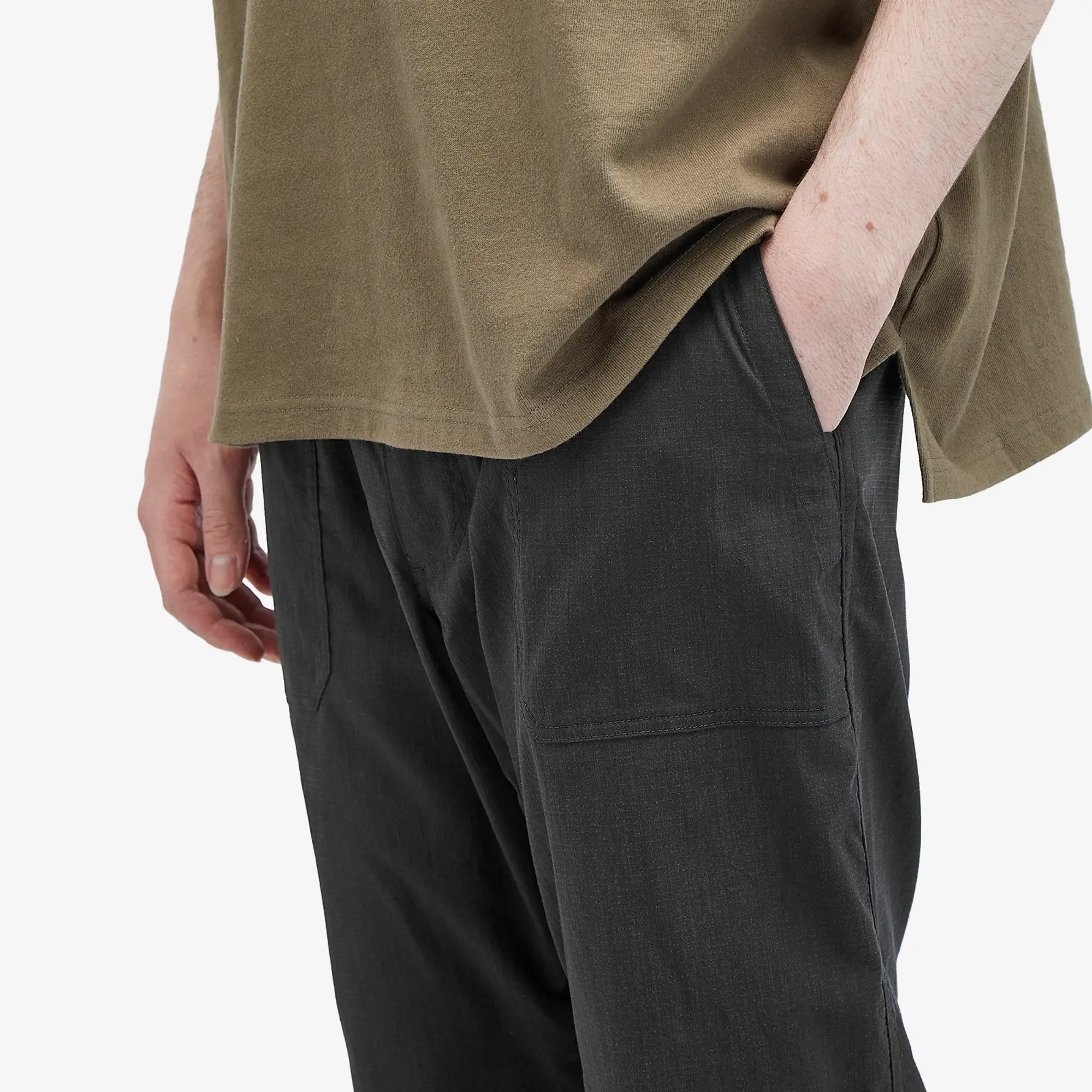 NANGA Men's Hinoc Ripstop Field Pants Black