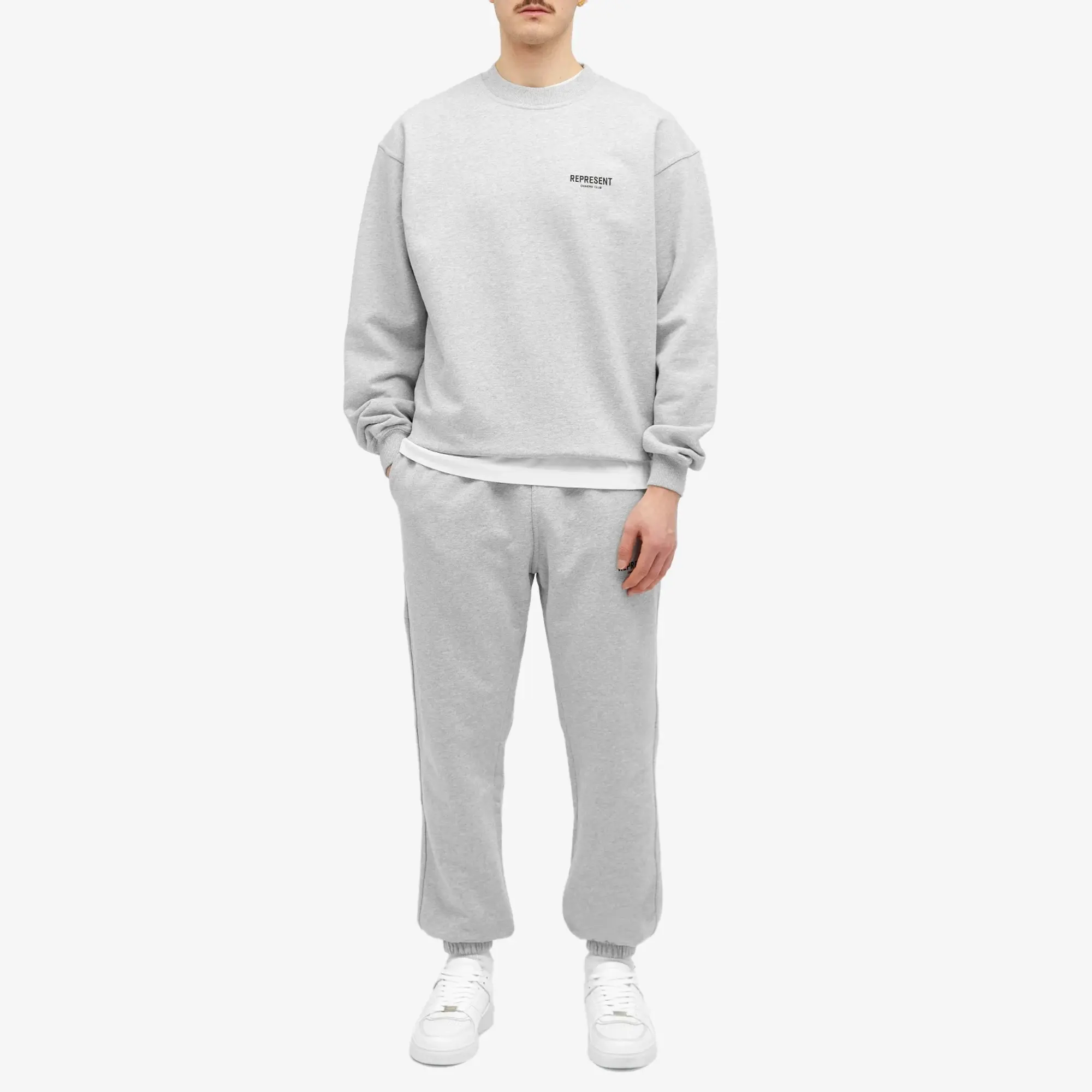 Represent Men's Owners Club Sweatpant Ash Grey/Black