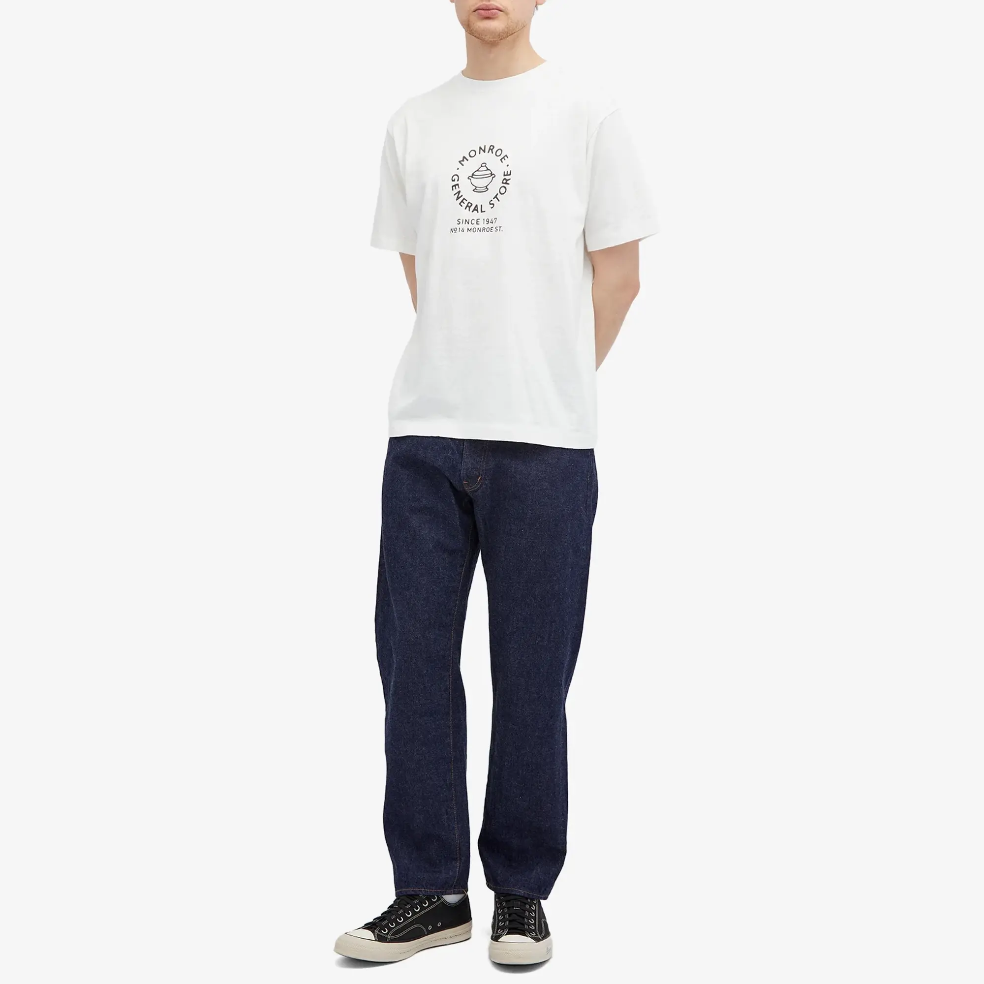 Ordinary Fits Men's Monroe General Store T-Shirt Off White