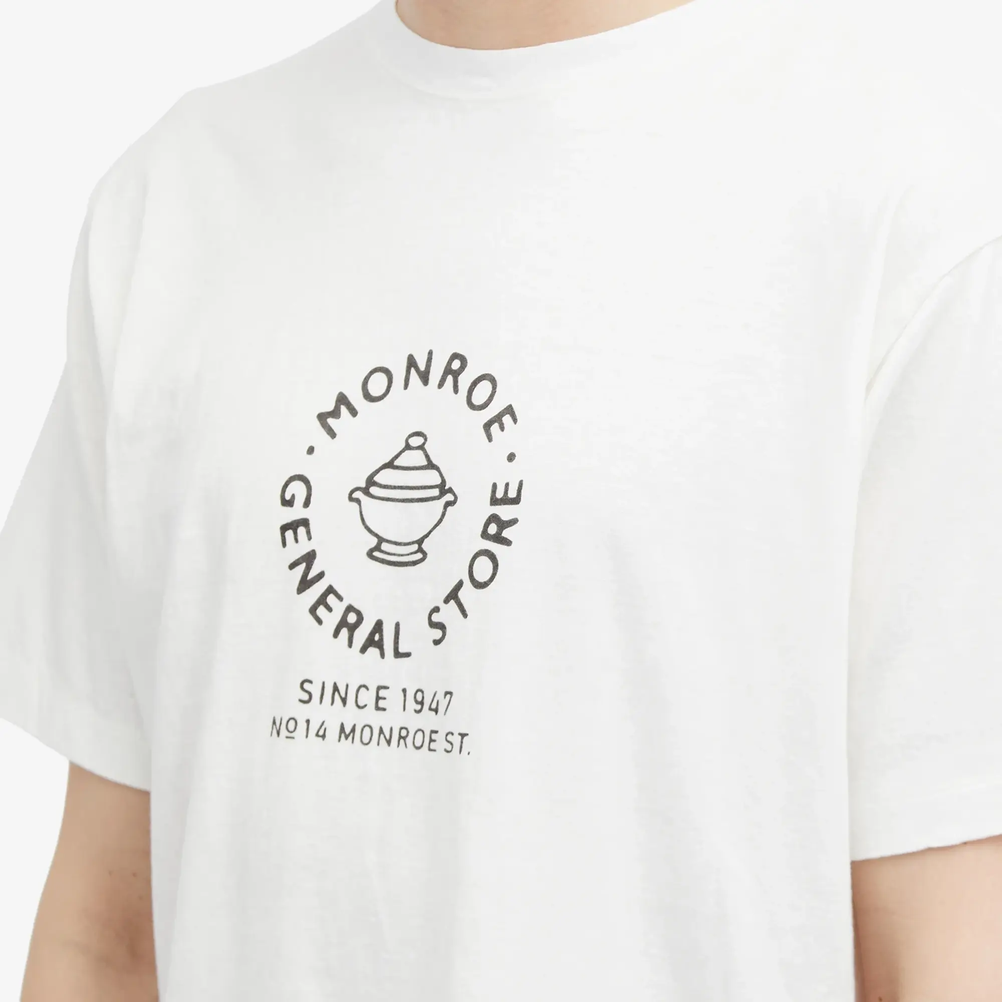 Ordinary Fits Men's Monroe General Store T-Shirt Off White