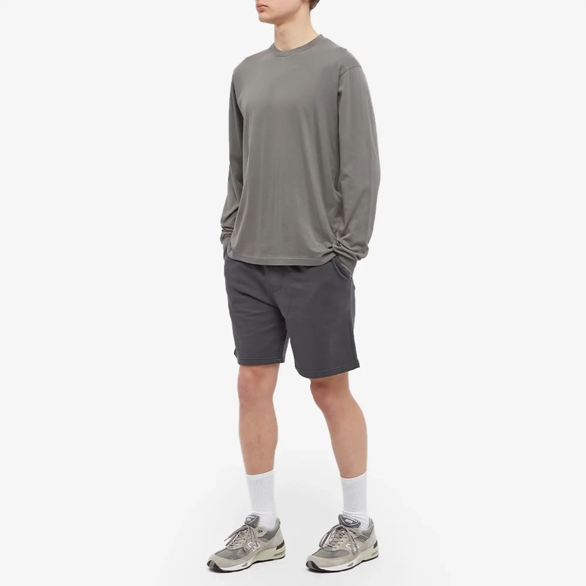Colorful Standard Men's Long Sleeve Oversized Organic T-Shirt StormGrey